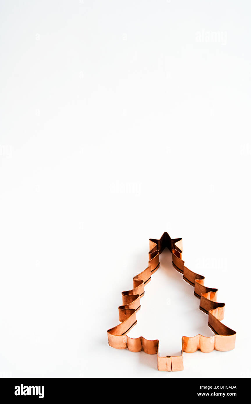 Weihnachtsbaum geformt Ausstecher Stockfoto