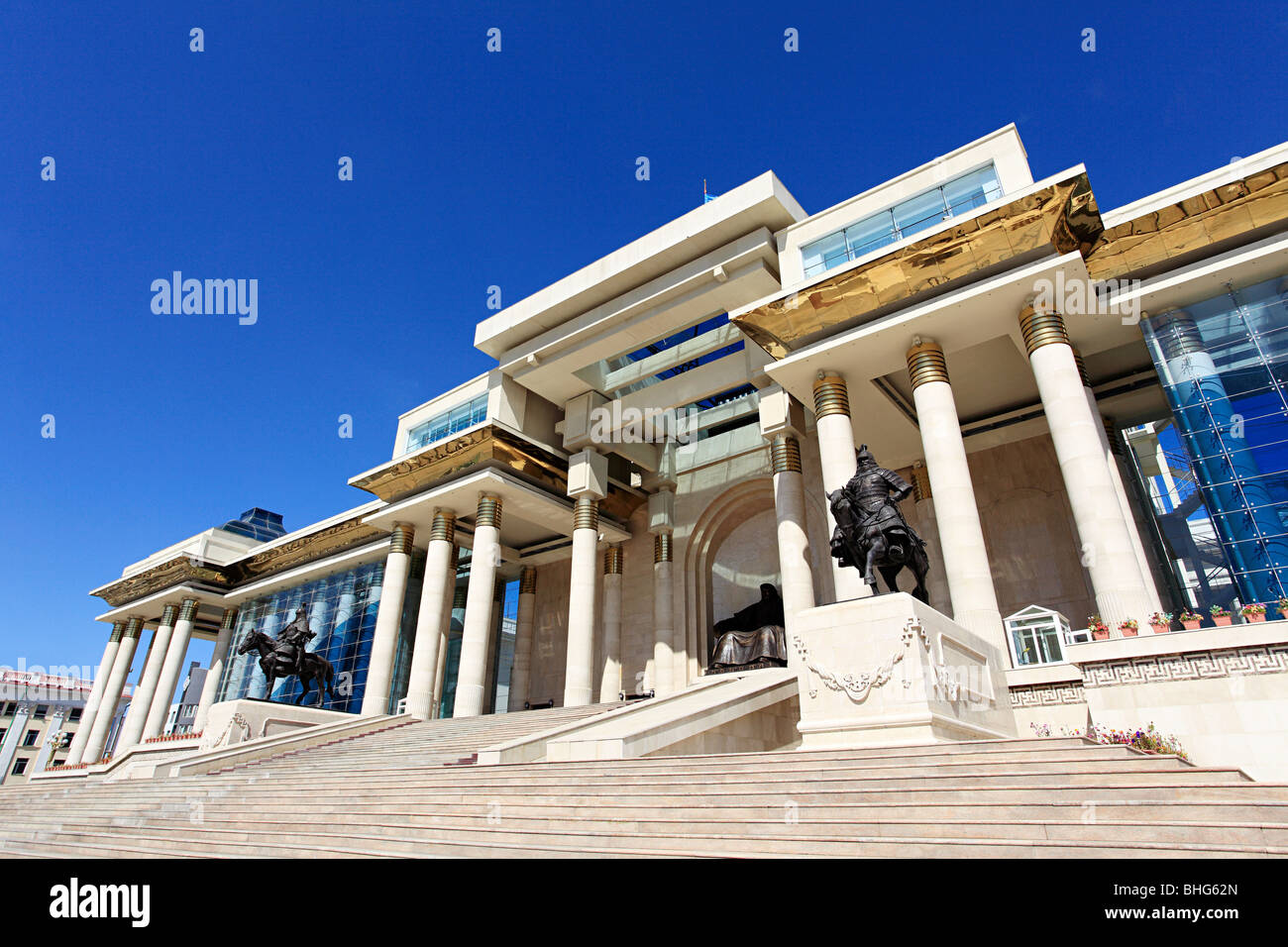 Ulannbaatar Regierungspalast Stockfoto