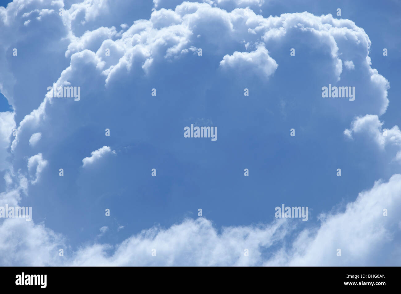 Cumulus-Wolken Stockfoto