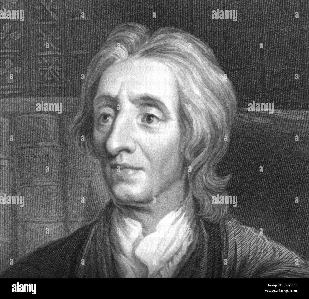 JOHN LOCKE - englischer Philosoph (1632-1704) Stockfoto