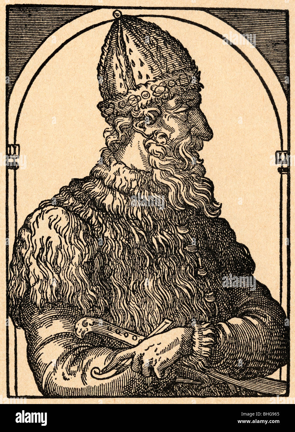Ivan III Vasilevich 1440-1505. Iwan der große. Großfürst von Moskau. Großfürst von ganz Russland. Stockfoto
