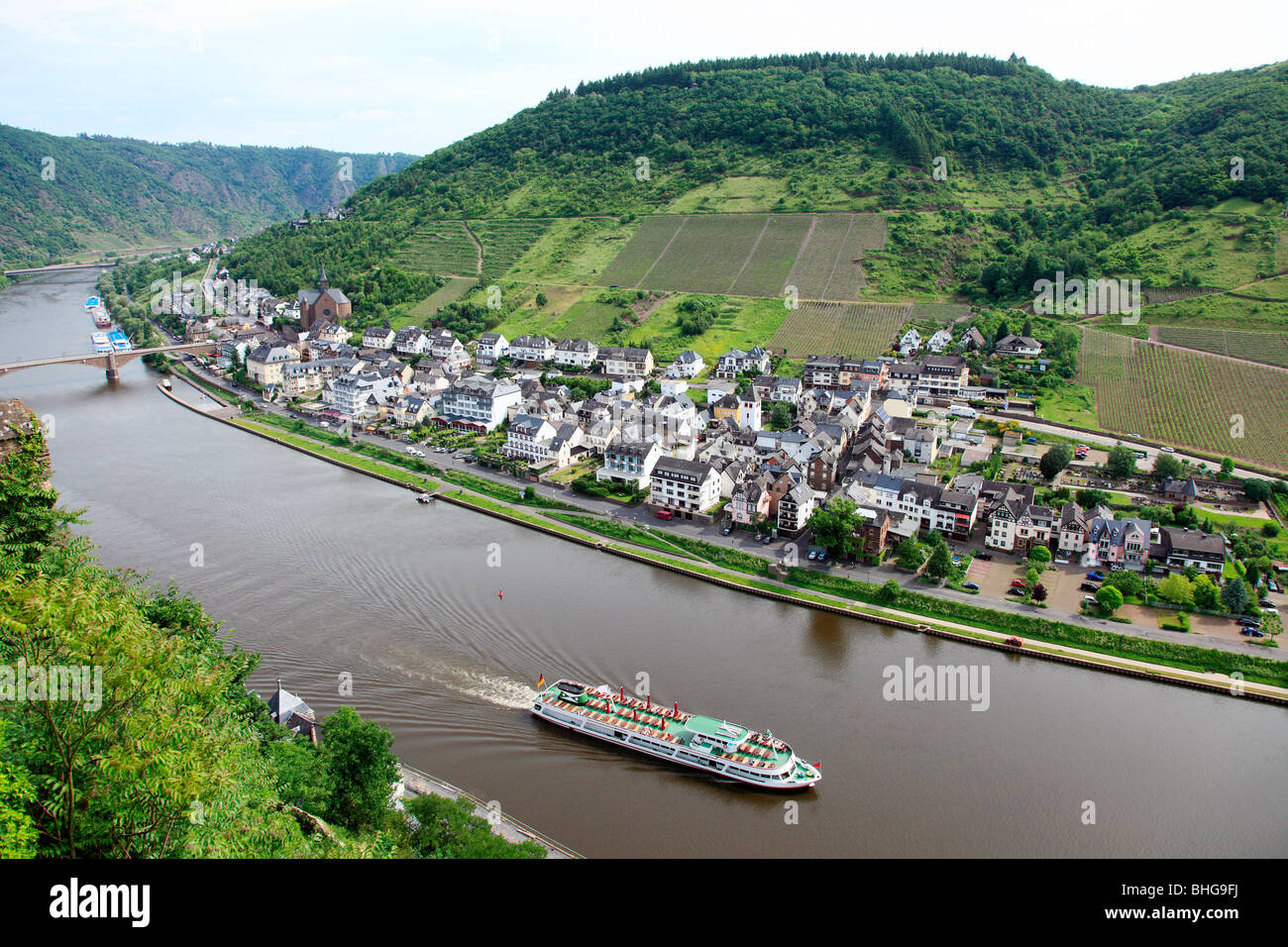 Eine Schifffahrt auf dem Rhein Stockfoto