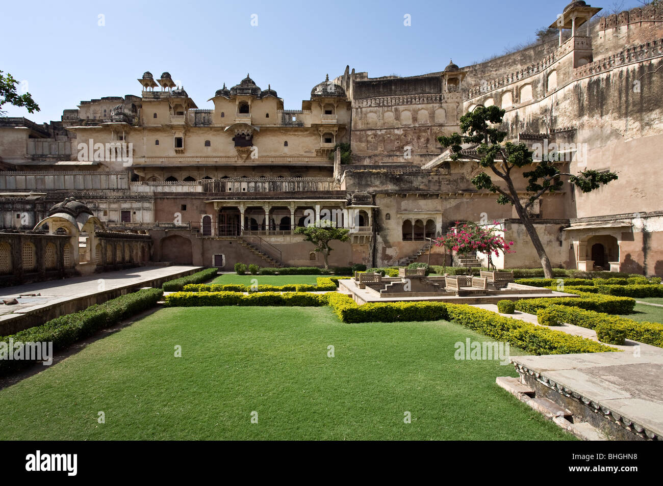 Bundi Palast. Bundi. Rajasthan. Indien Stockfoto