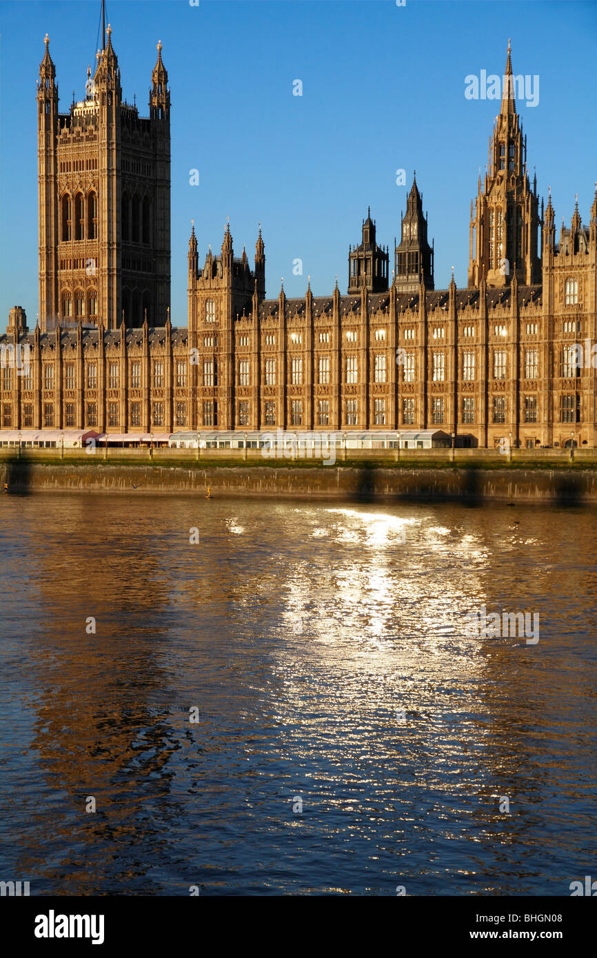 Der Palace of Westminster, Winter Sunrise 2 Stockfoto