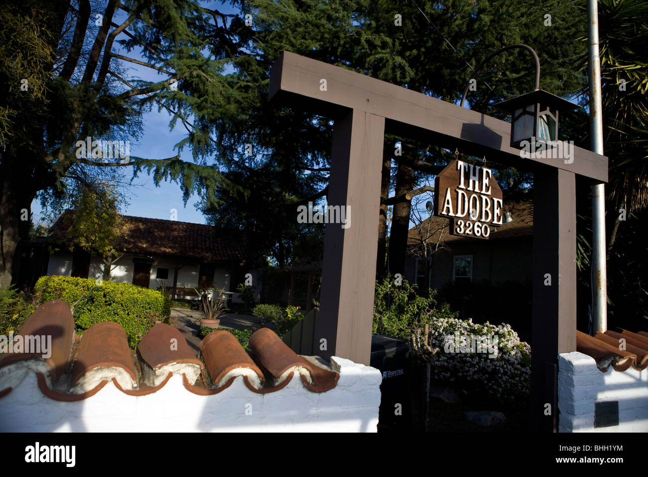 Die Adobe, Santa Clara, Kalifornien, Vereinigte Staaten von Amerika. Stockfoto