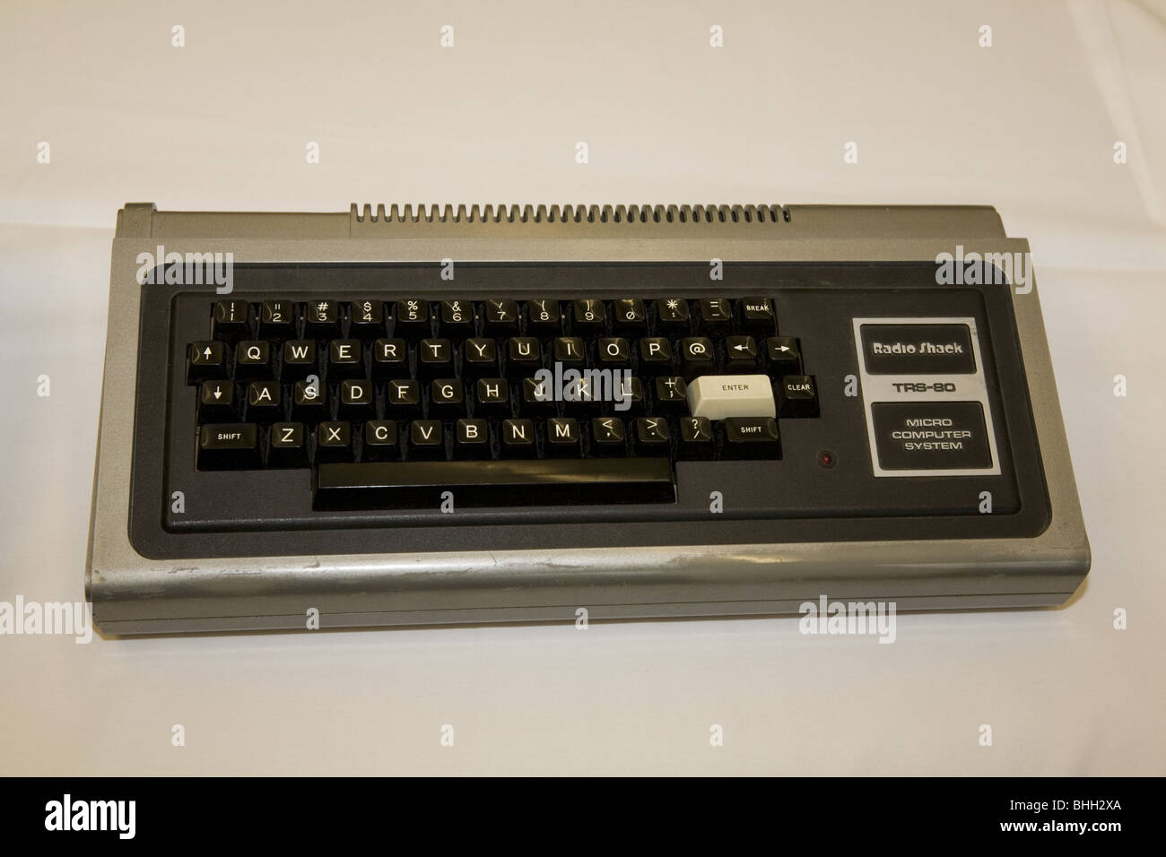 TRS-80 Computer-Tastatur Stockfoto