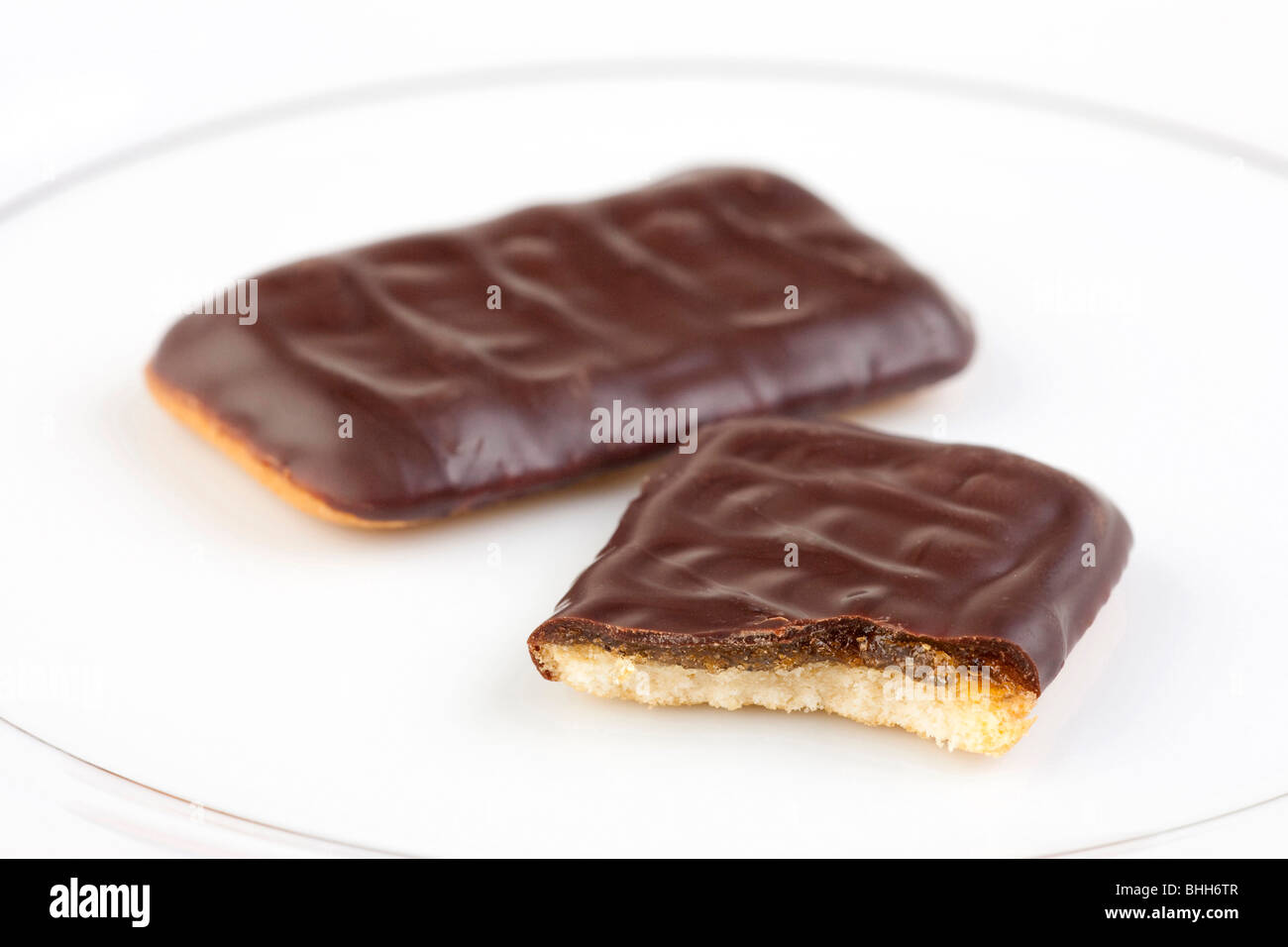 rechteckige Jaffa Kuchen Stockfoto