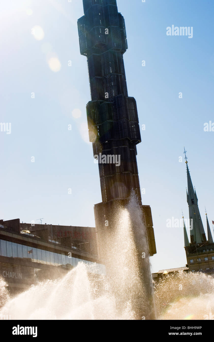 Skulptur in Stockholm, Schweden. Stockfoto