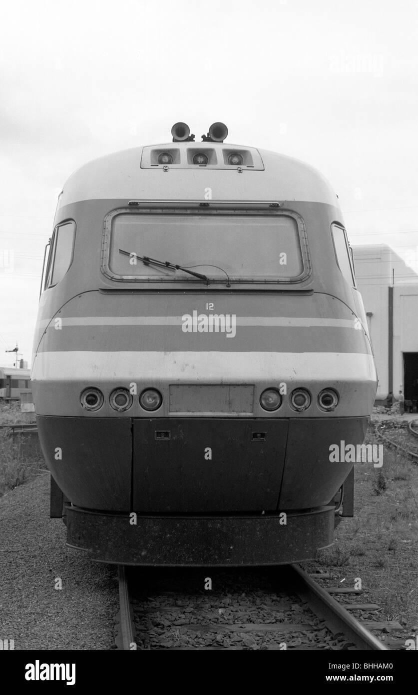 Intercity Zug der XPT Sydney XPT Depot 1988 Stockfoto