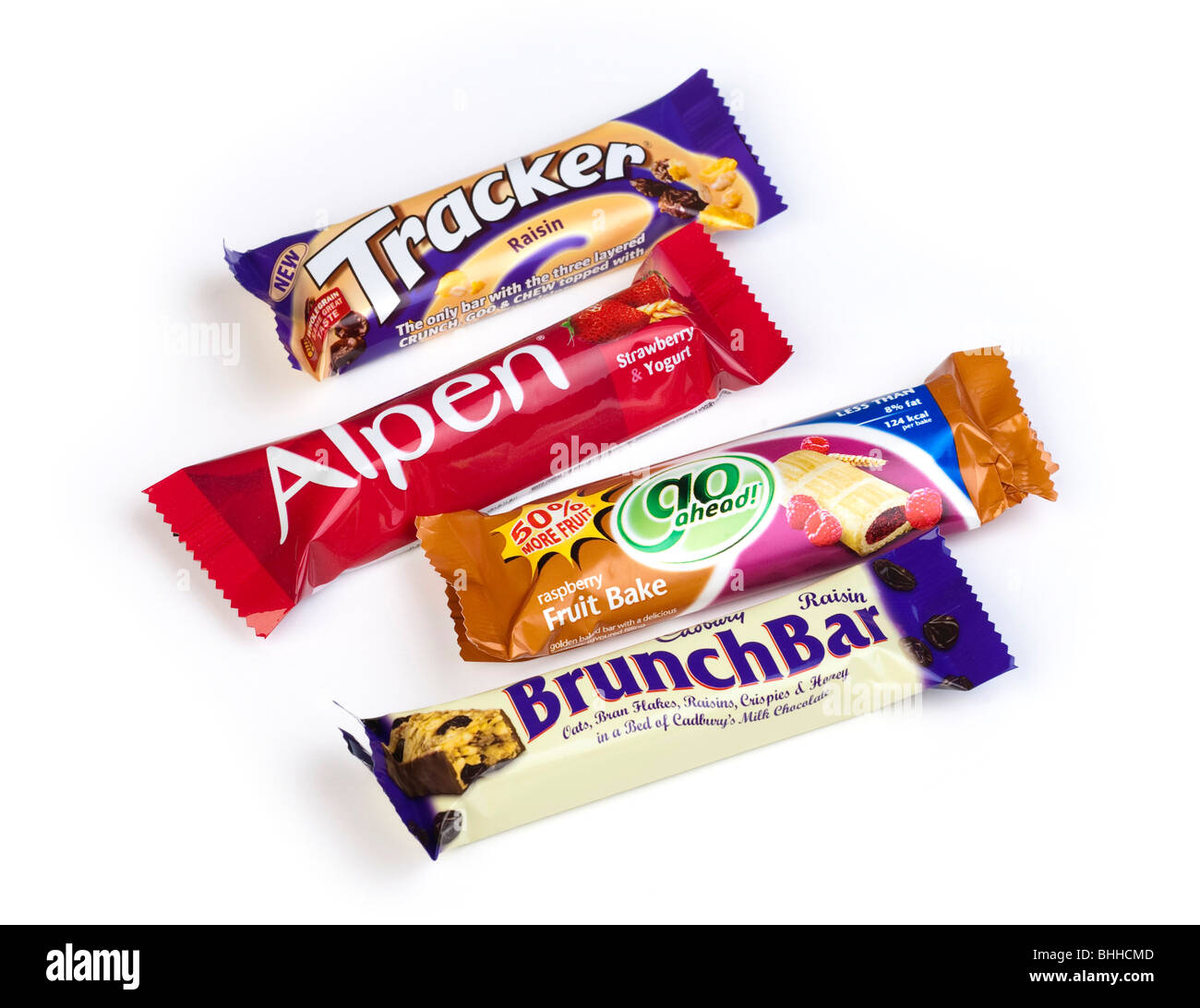 Frühstück-Müsli-Snack-bars Stockfoto
