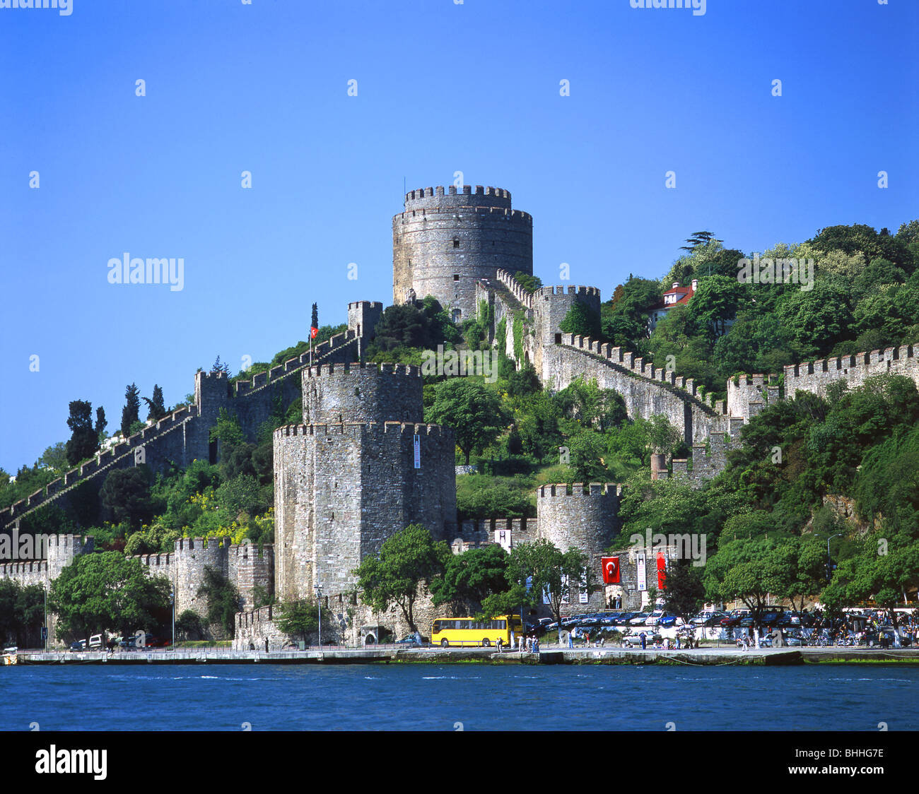 Rumelihisarı Rumeli Festung und Bosphorus Istanbul Türkei Stockfoto
