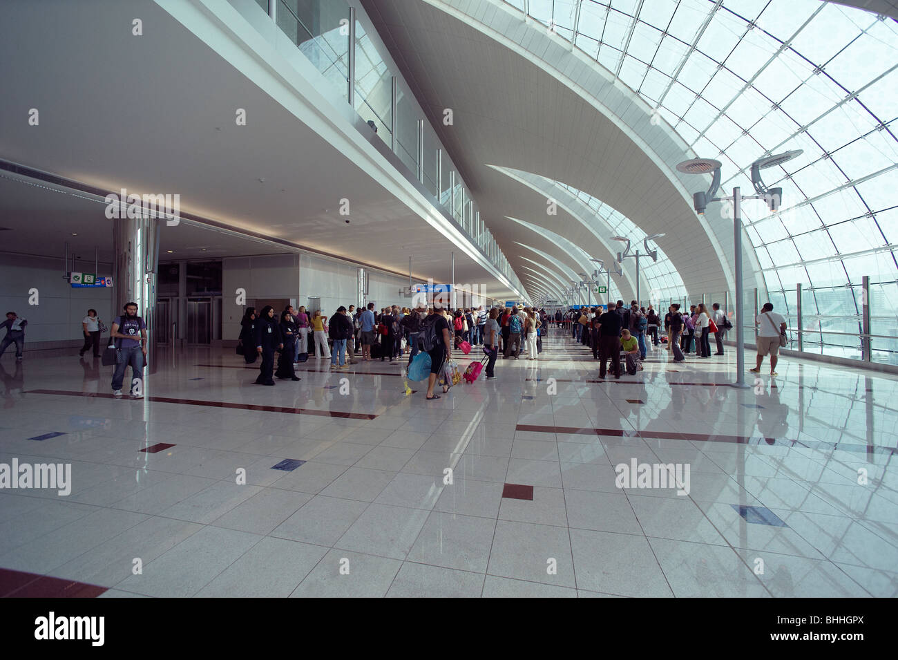 Dibai internationaler Flughafen Stockfoto