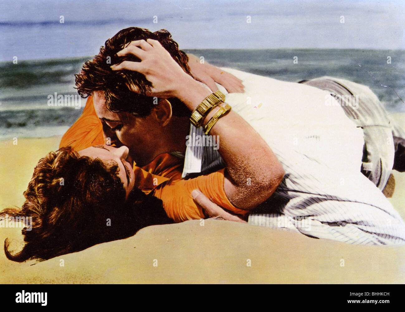 BANDIDO - 1956 UA Film mit Robert Mitchum und Ursula Thiess Stockfoto