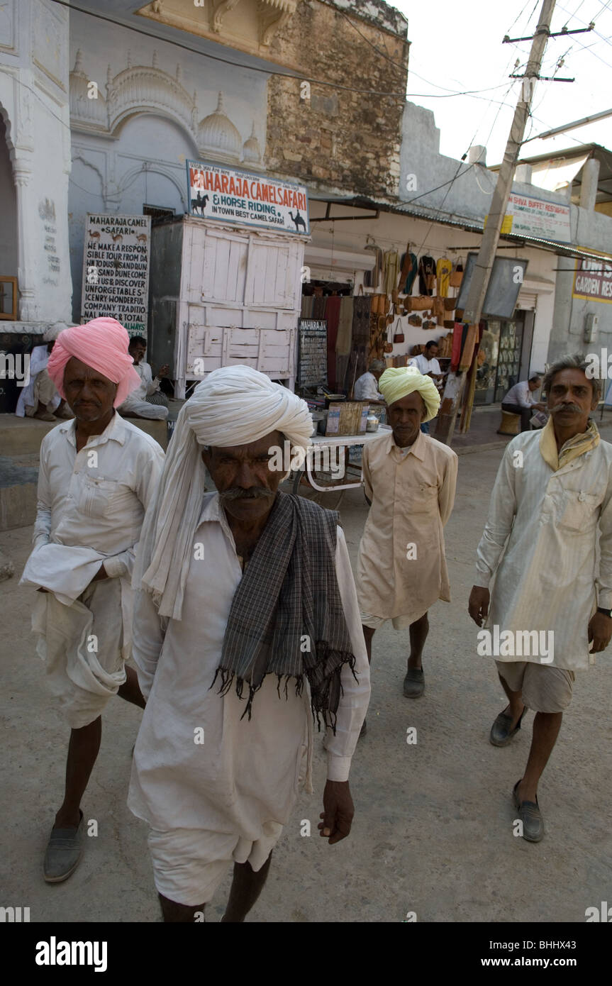 Pushkar während der Messe Pushkar, Rajasthan, Indien Stockfoto