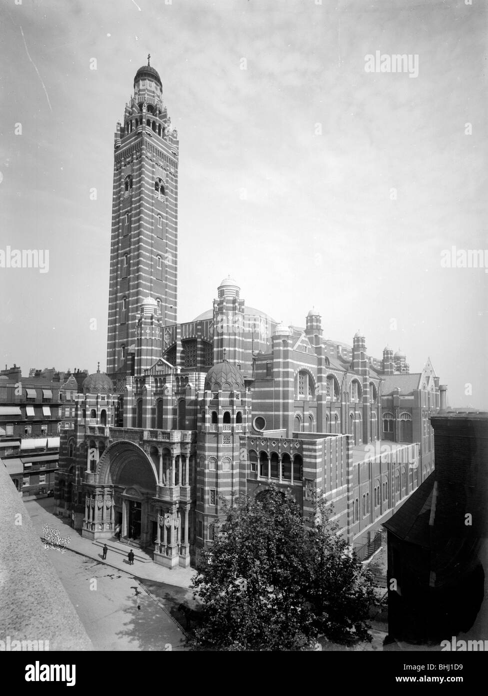 Westminster Cathedral, Francis Street, Westminster, London. Artist: Unbekannt Stockfoto