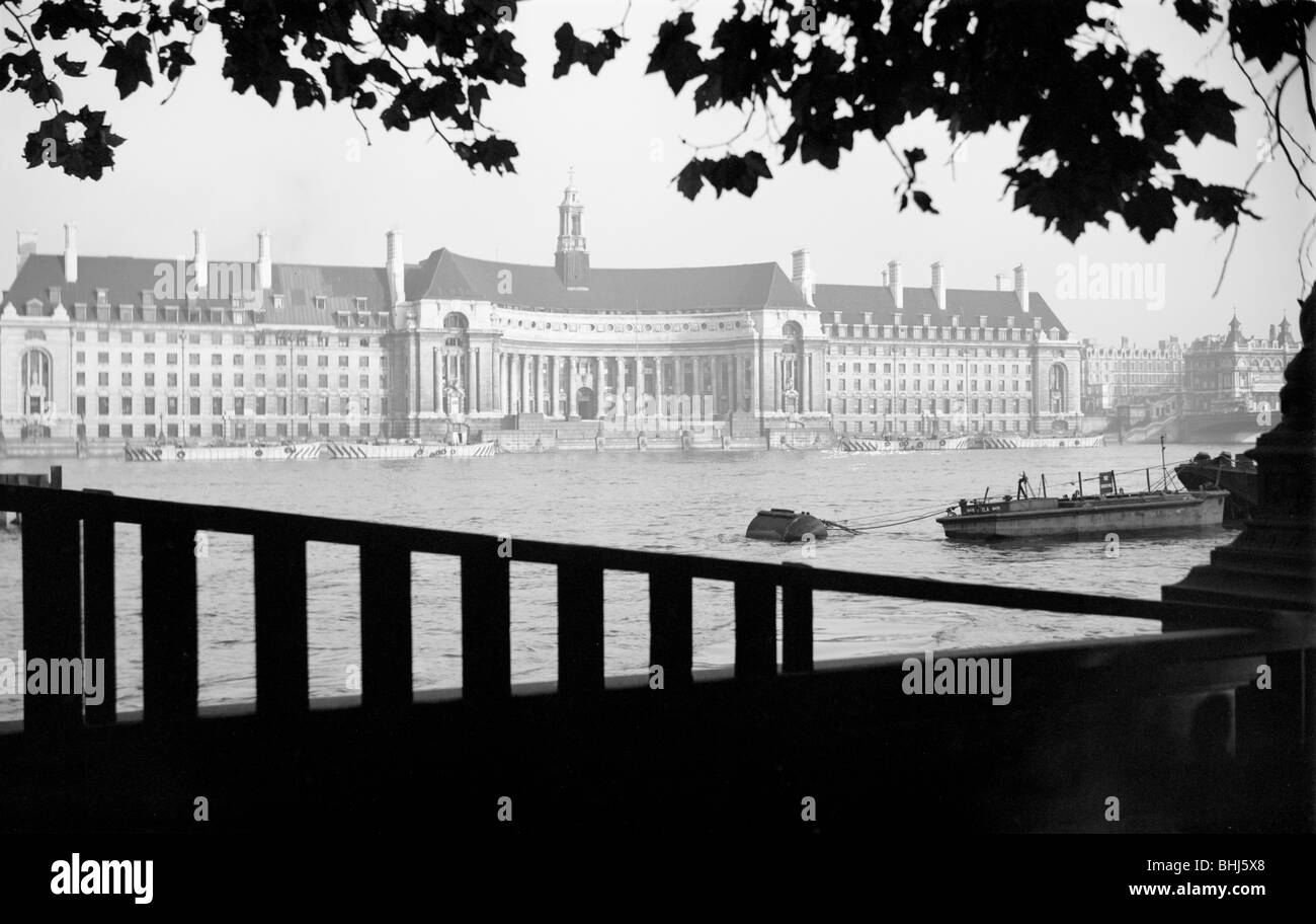 County Hall, London, c1945-c1965. Künstler: SW Rawlings Stockfoto