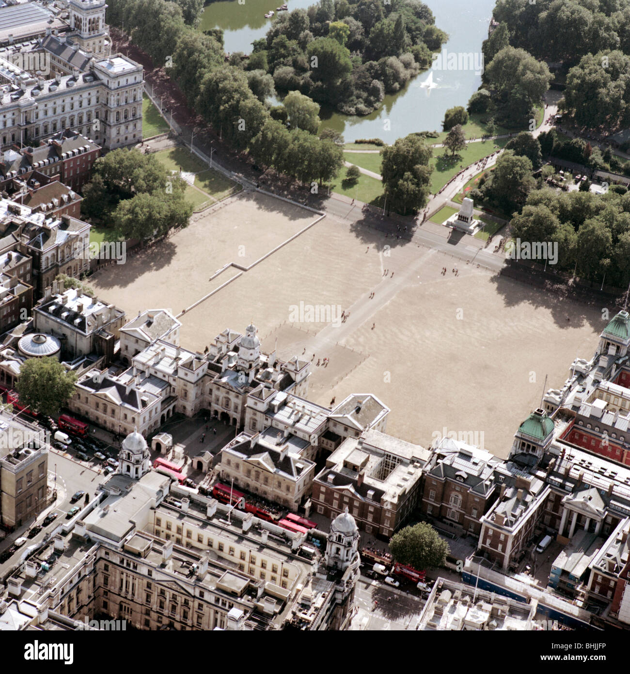 Horse Guards Parade, Whitehall, London, 2002 Künstler: EH/RCHME-Fotografin Stockfoto