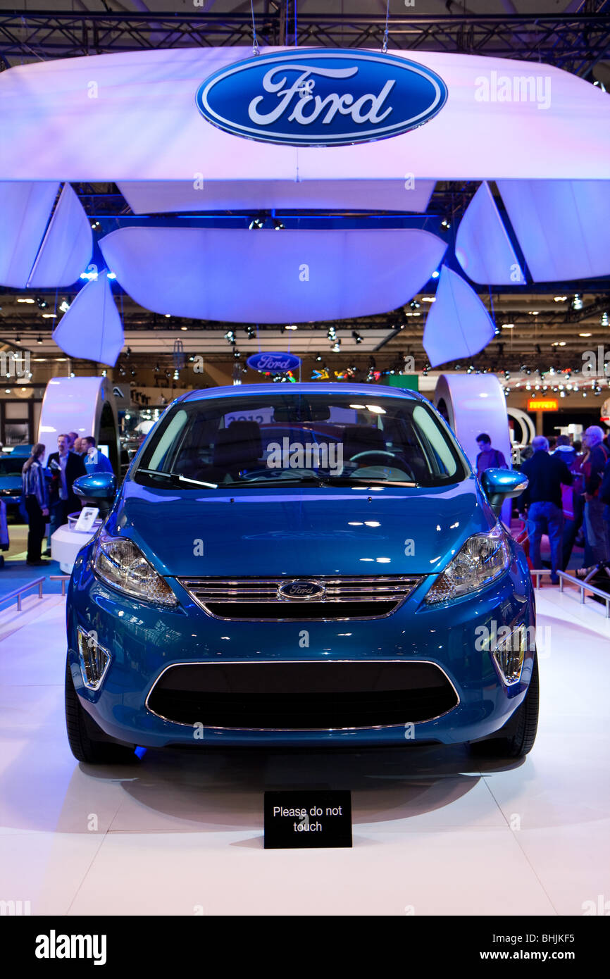 Ford Focus 2012 blau Stockfoto