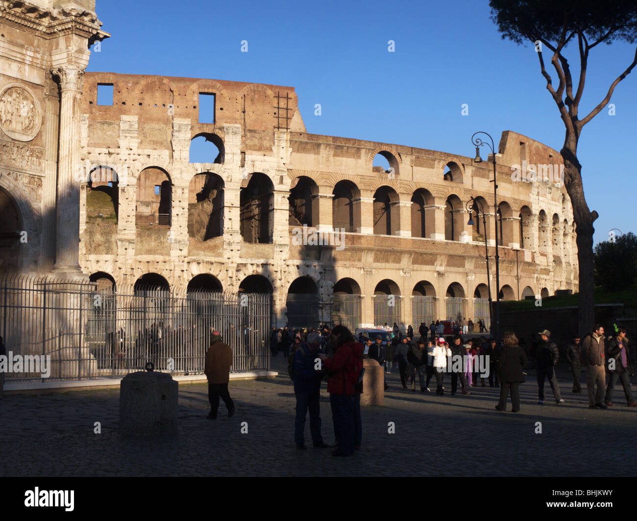 Kolosseum (Rom-Italien Stockfoto