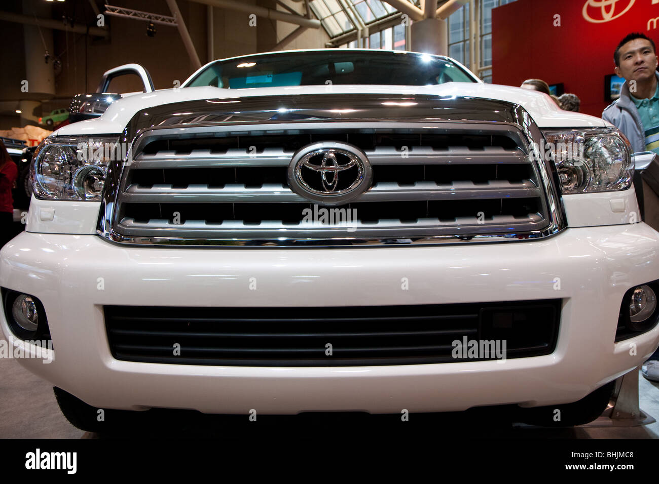 Toyota Pickup-Truck-Frontgrill Stockfoto