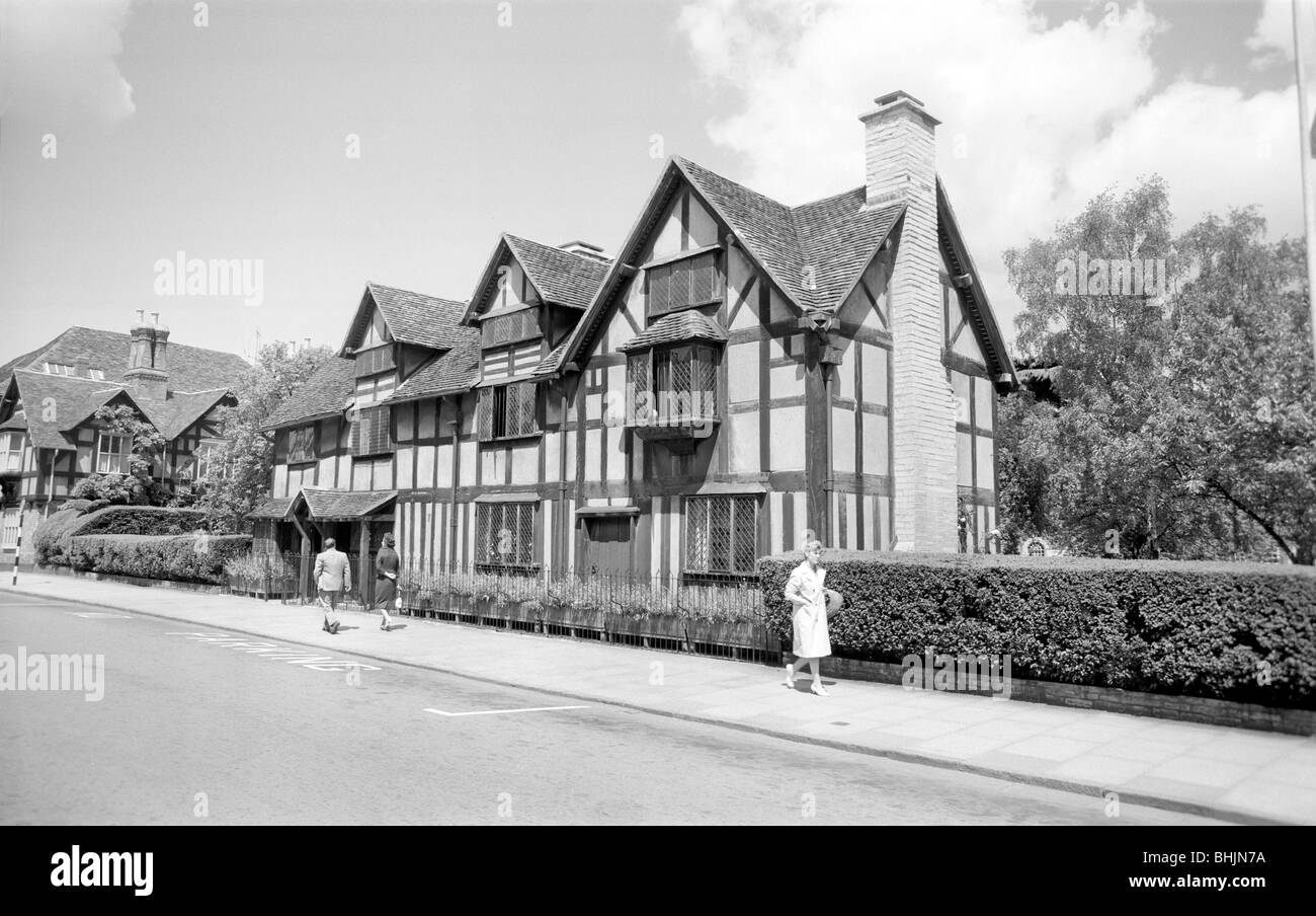 Shakespeares Geburtsort Stratford Warwickshire, 1945-1980. Künstler: Eric de Maré Stockfoto