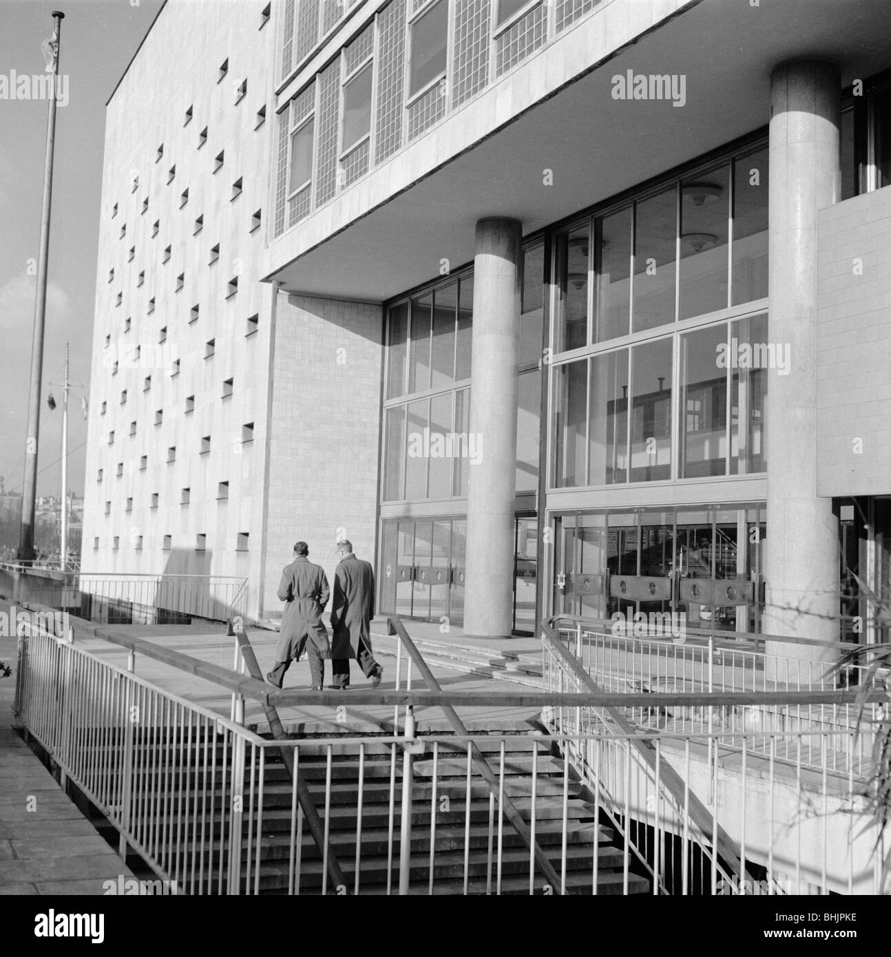 Royal Festival Hall, Belvedere Road, South Bank, Lambeth, London, c1951-1962. Künstler: Eric de Maré Stockfoto