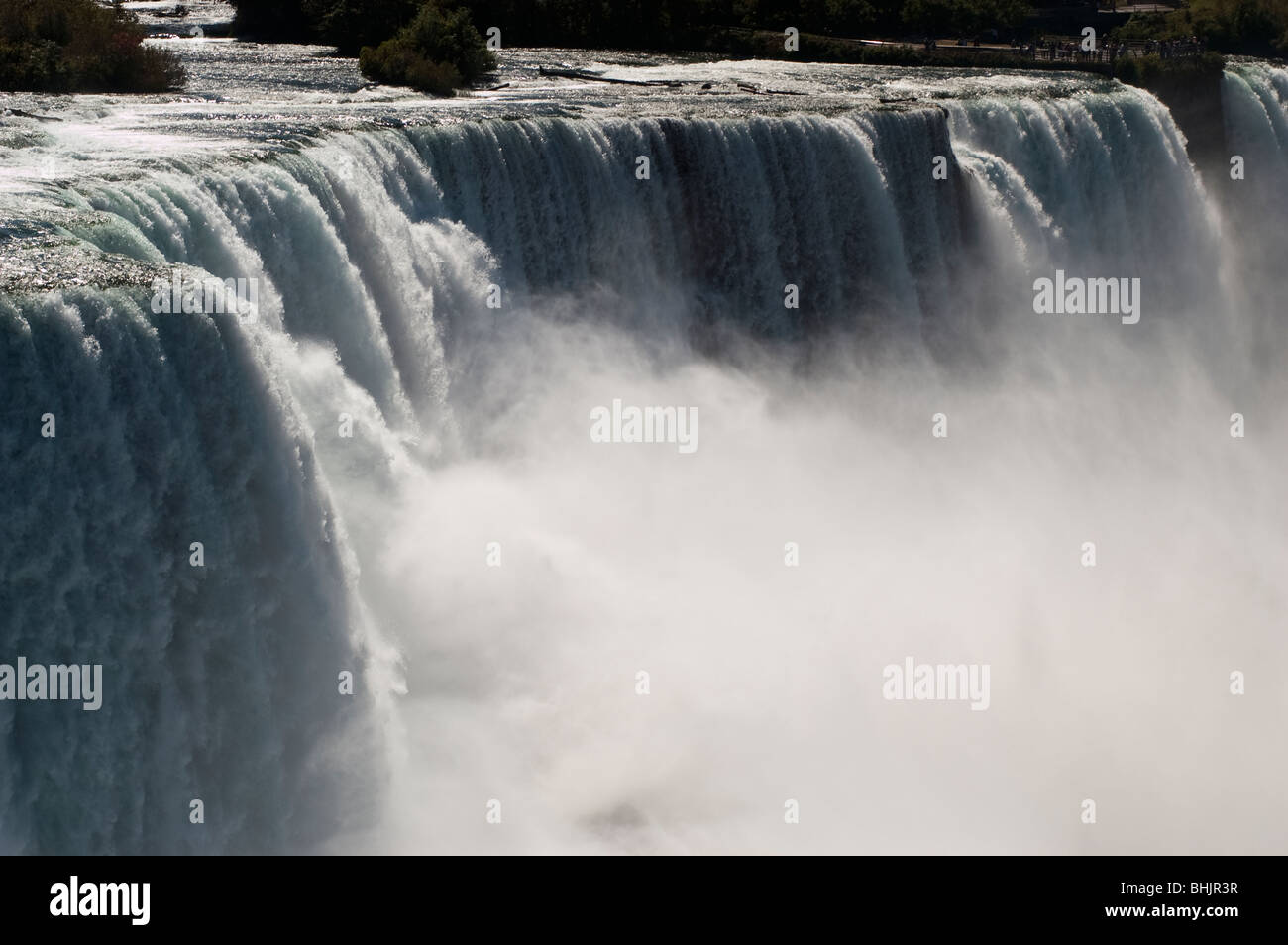 American Falls, wie gesehen von US-Seite von Niagara Falls, Niagara Falls State Park, NY, USA Stockfoto
