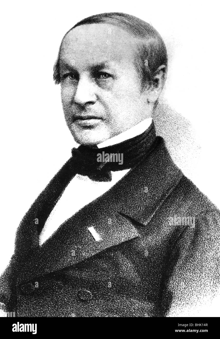 Schwann, Theodor, 7.12.1810 - 14.1.1882, deutscher Physiologe, Porträt, Lithograf von Rudolf Hoffmann, 19. Jahrhundert, Stockfoto