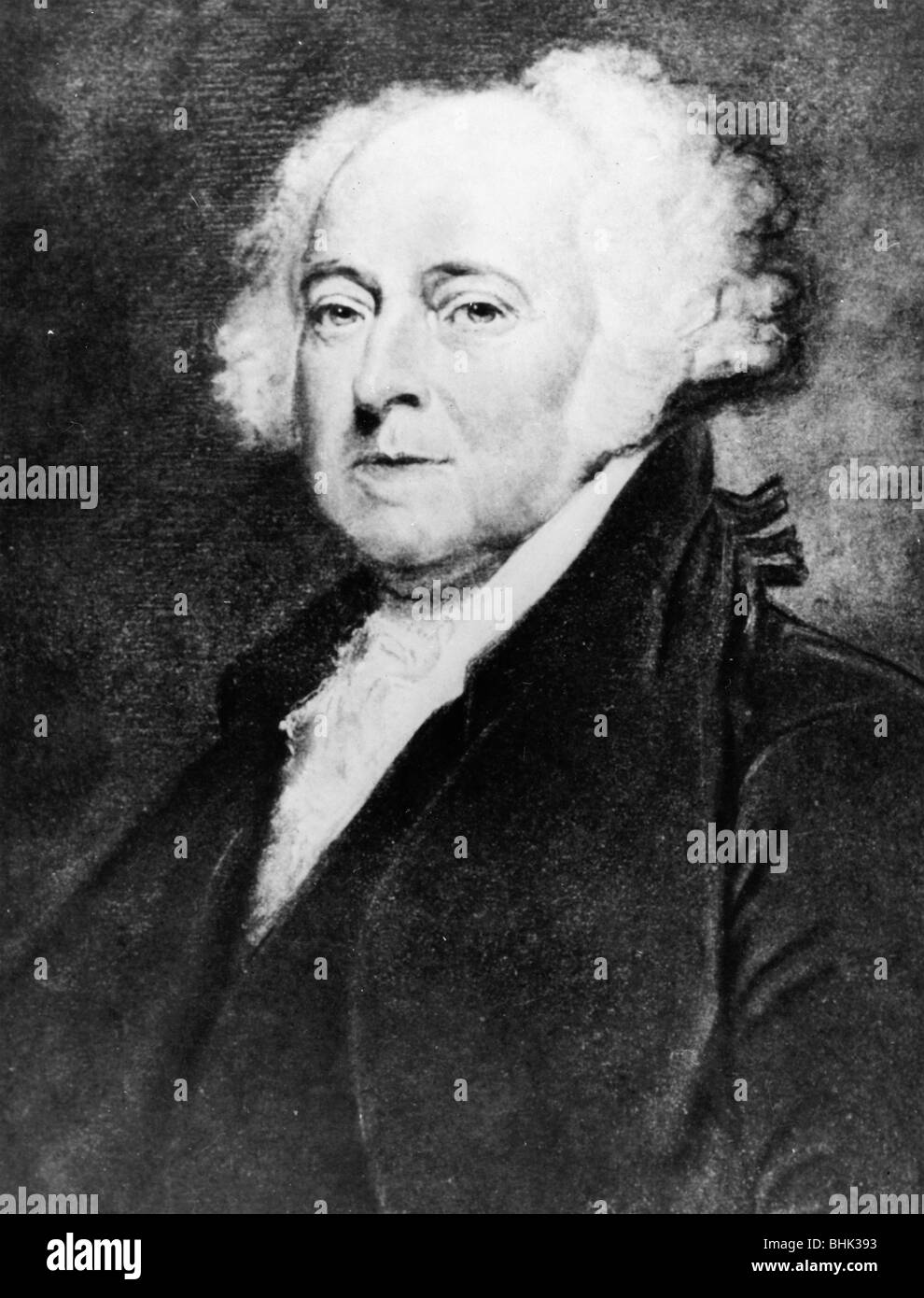 John Adams (1735-1826), Präsident der Vereinigten Staaten von Amerika (1797-1801). Artist: Unbekannt Stockfoto