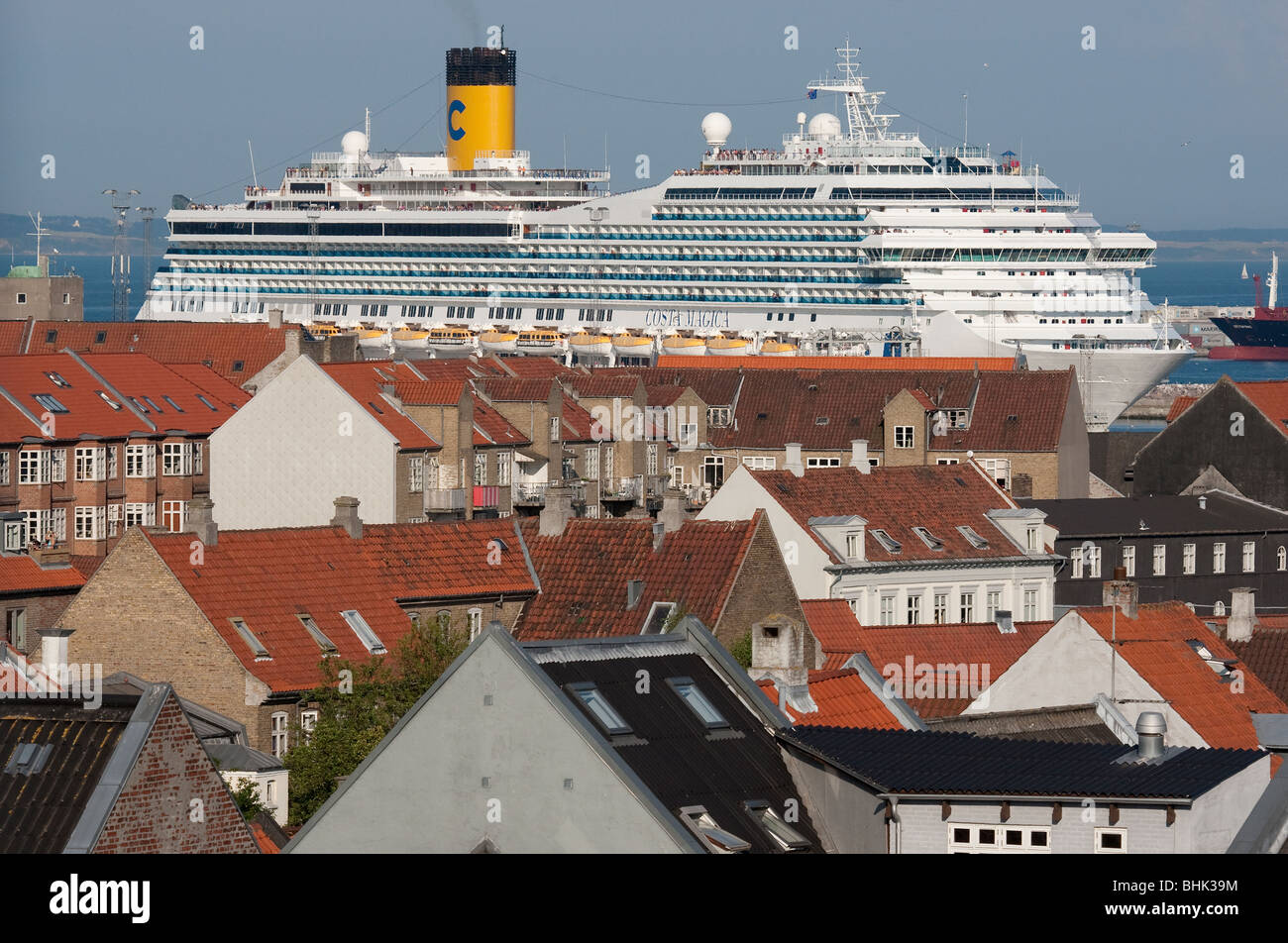 M/V Costa Magic Besuch Aarhus (Dänemark) Stockfoto