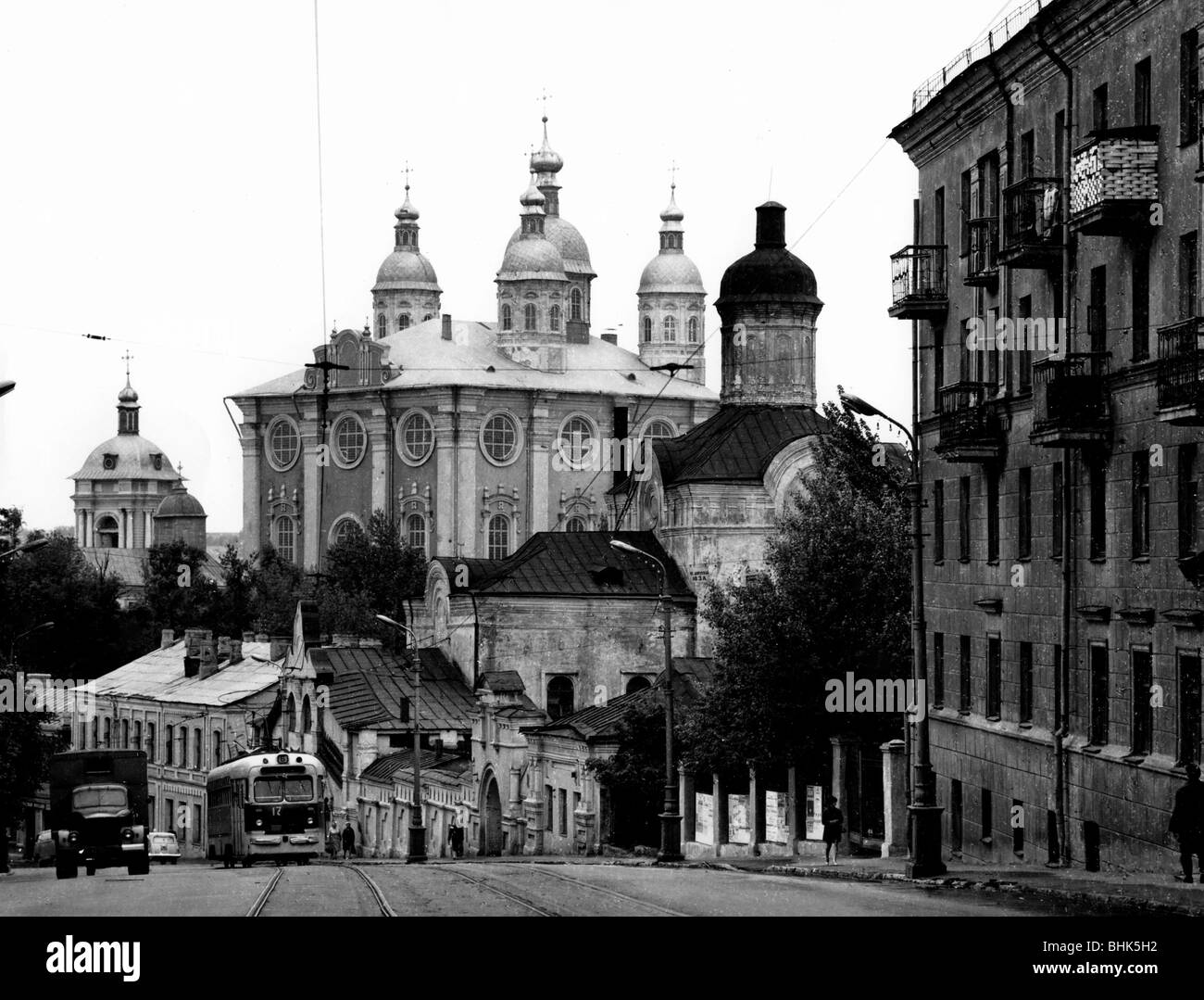 Geographie/Reise, Russland, Smolensk, Kirchen, Uspensky (Mariä Himmelfahrt) Kathedrale, erbaut im 18. Jahrhundert (abgeschlossen im Jahre 772), Außenansicht, 1971, Stockfoto