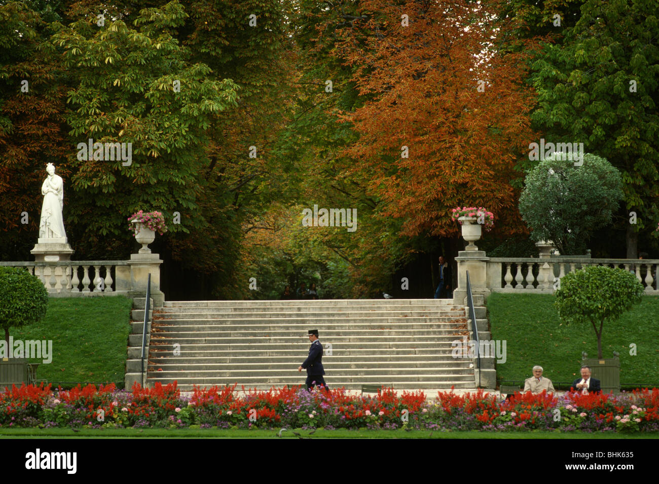 Paris. Frankreich. Jardin du Luxembourg. 6. Arrondissement. Stockfoto