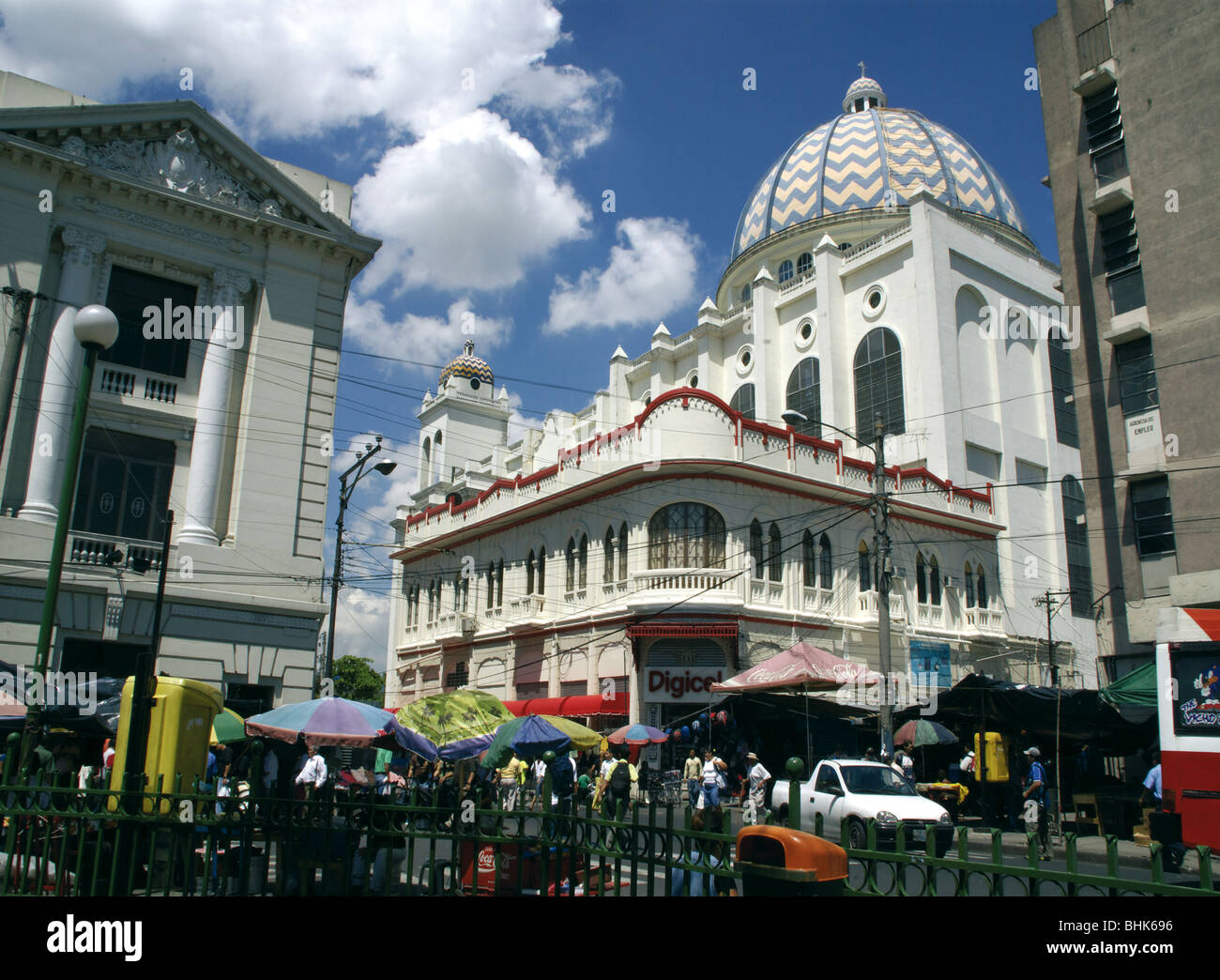 El Salvador. Stadt San Salvador. Historischen Zentrum. Delgado Street