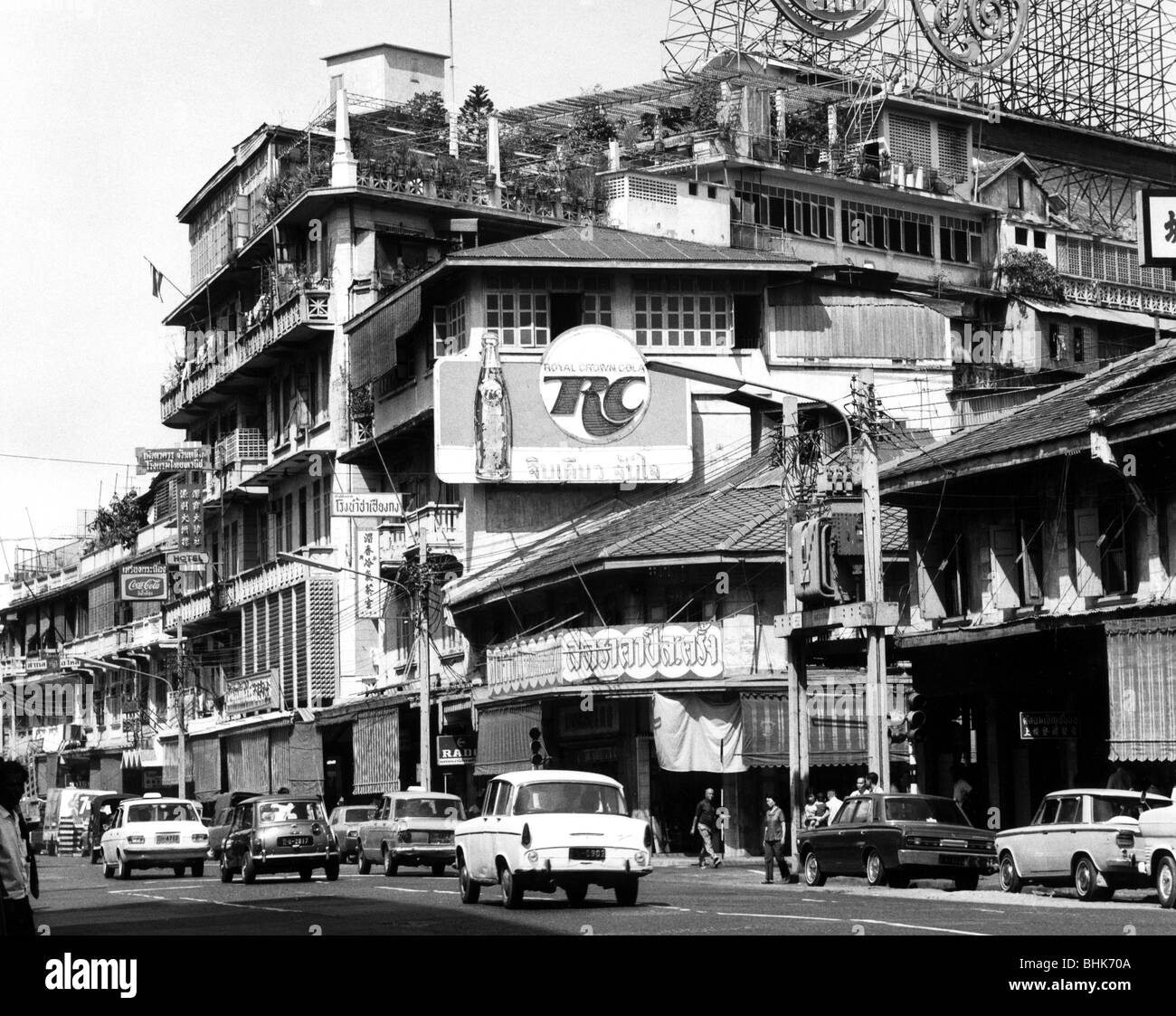 Geografie/Reisen, Thailand, Bangkok, Straßen, neue Straße im chinesischen Viertel, 1973, Stockfoto