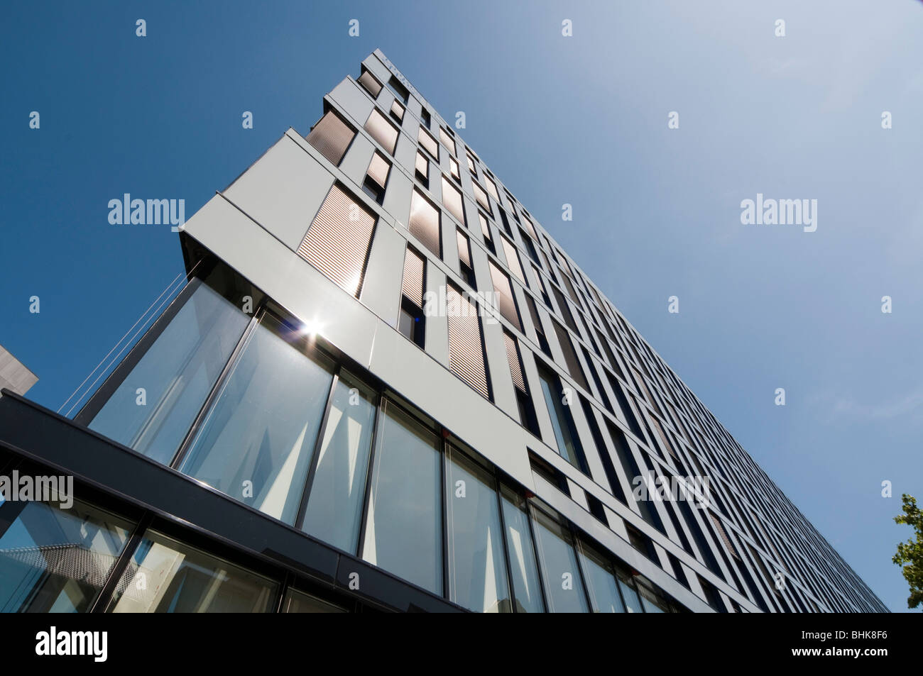 modernes Bürogebäude, Winterhude, Hamburg, Deutschland Stockfoto