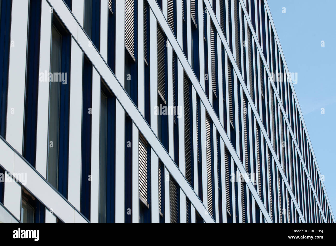 modernes Bürogebäude, Winterhude, Hamburg, Deutschland Stockfoto