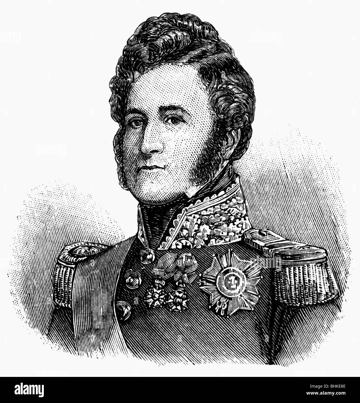 Louis Philippe, 6.10.733 - 26. 8.1850, König von Frankreich 7.8.1830 - 24.2.1848, Porträt, 19. Jahrhundert, Stockfoto