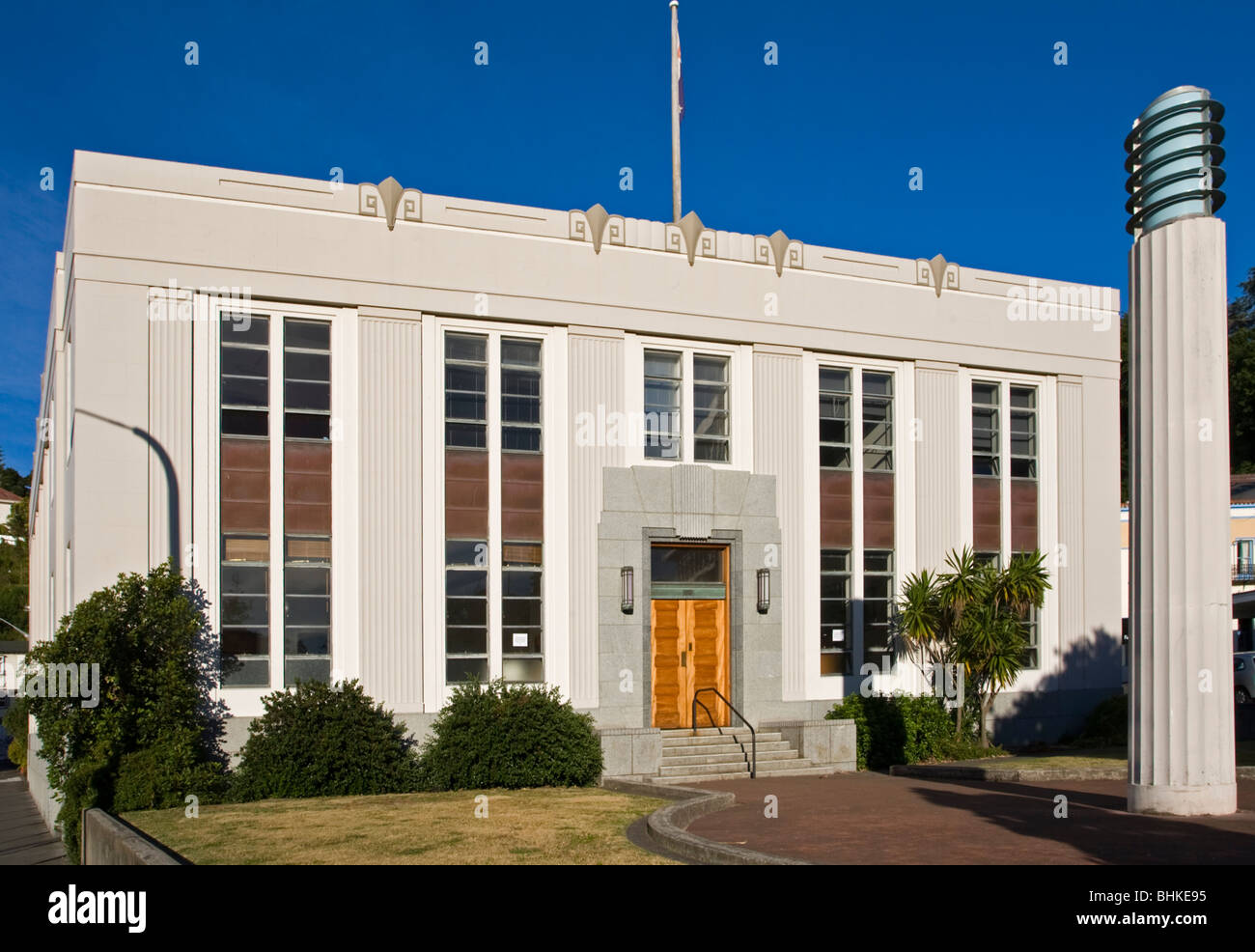 Ehemaligen Ministerium für Werke Gebäude, Napier, Neuseeland Stockfoto