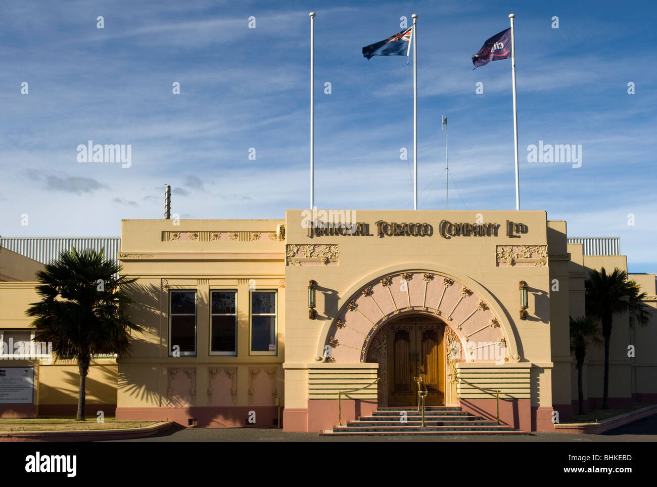 Nationalen Tabak Firma Art Deco Gebäude, Napier, Neuseeland Stockfoto