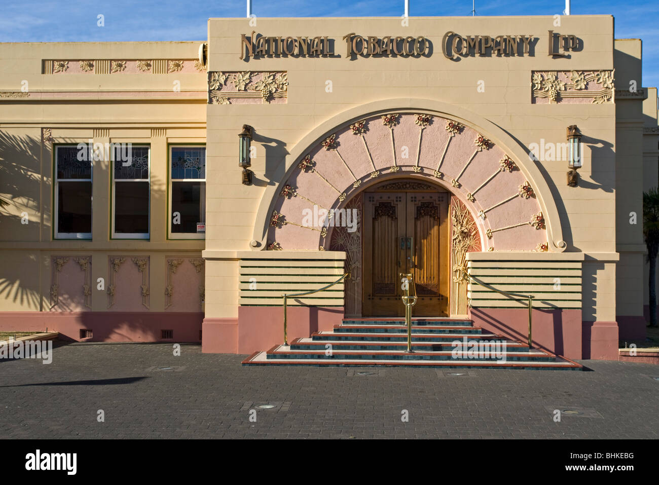 Nationalen Tabak Firma Art Deco Gebäude, Napier, Neuseeland Stockfoto