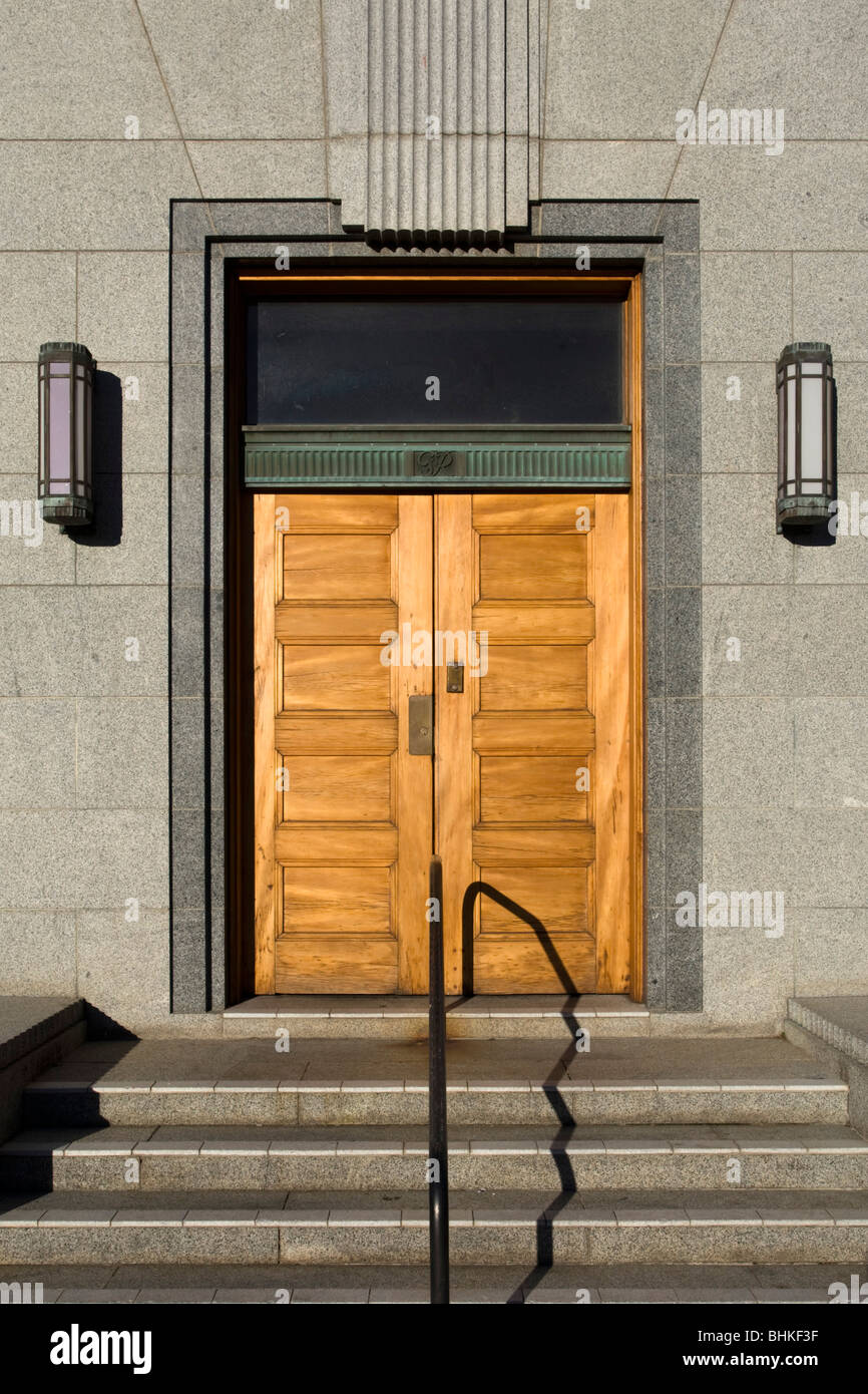 Ehemaligen Ministerium für Werke Gebäude, Napier, Neuseeland Stockfoto