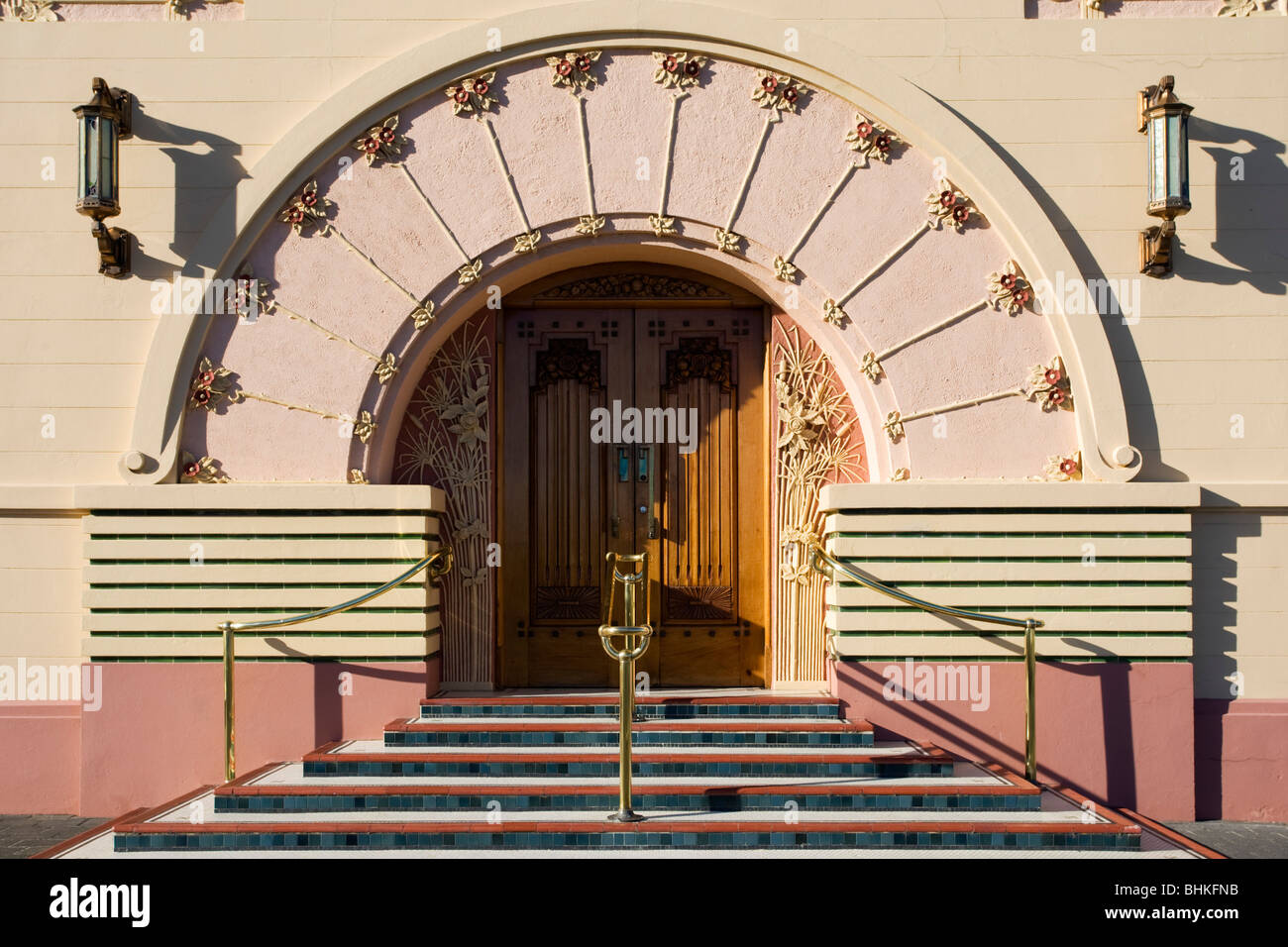 Nationalen Tabak Firma Art Deco Gebäude, Napier, Neuseeland Stockfoto
