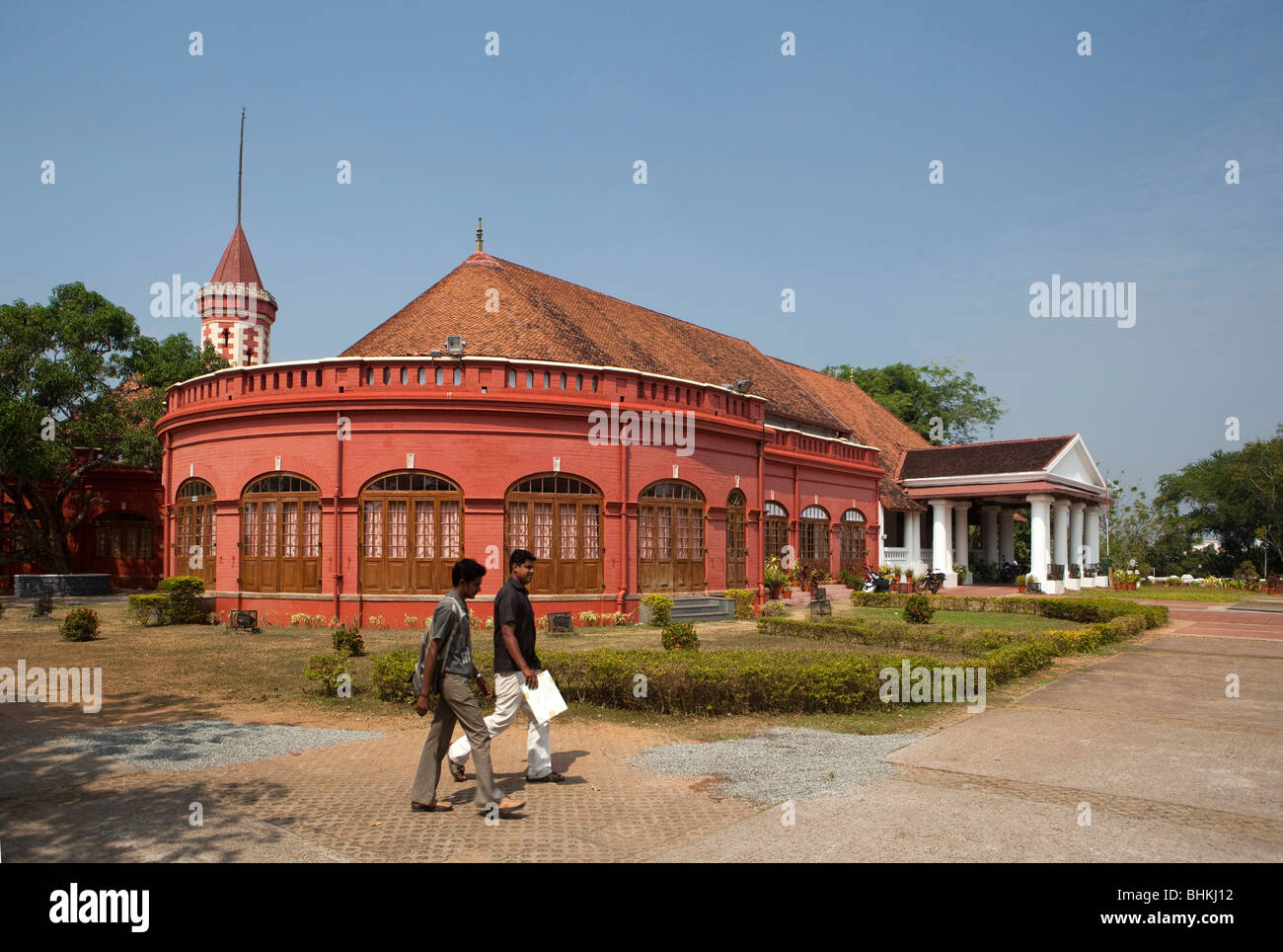 Indien, Kerala, Thiruvananthapuram, (Trivandrum), Kanakunna ehemaligen Travancore königliche Residenz Stockfoto