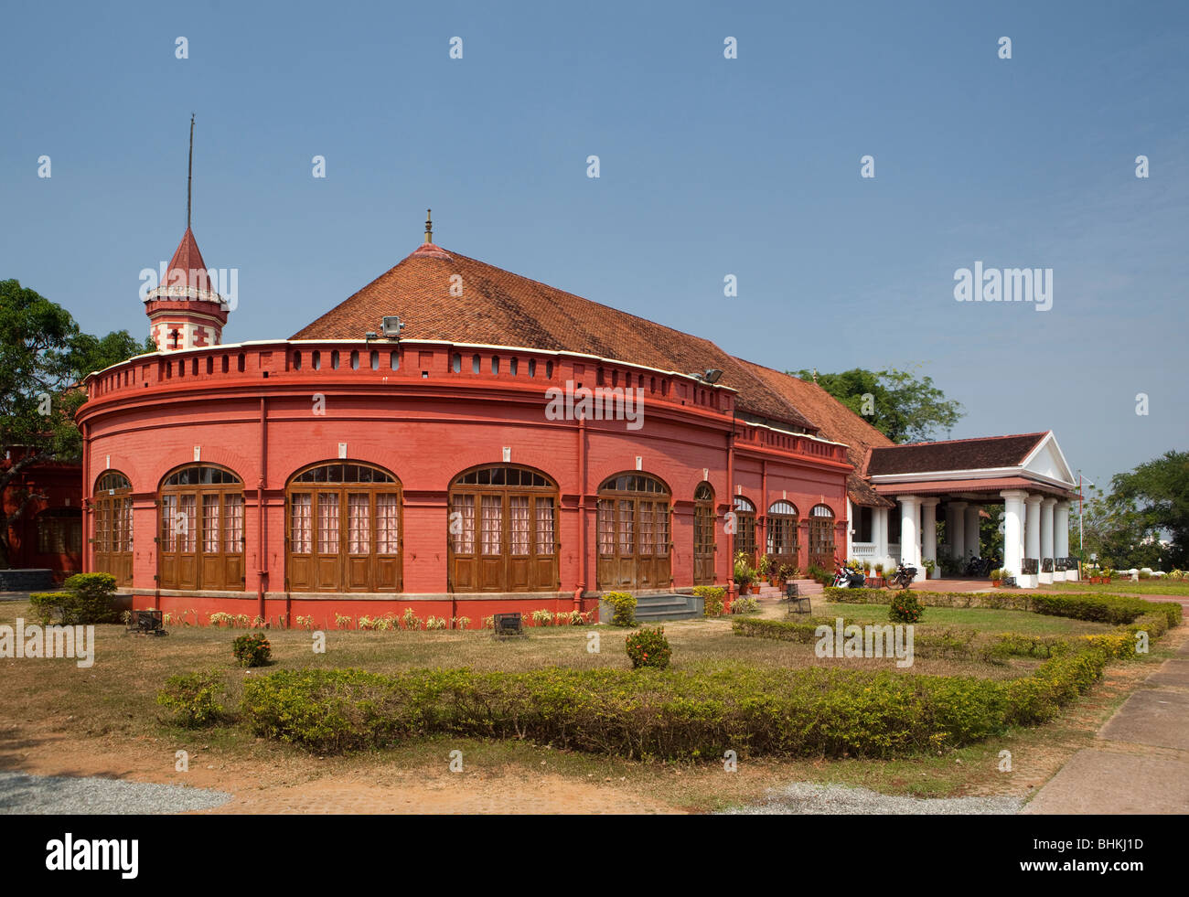 Indien, Kerala, Thiruvananthapuram, (Trivandrum), Kanakunna Palast Travancore königliche Residenz Stockfoto