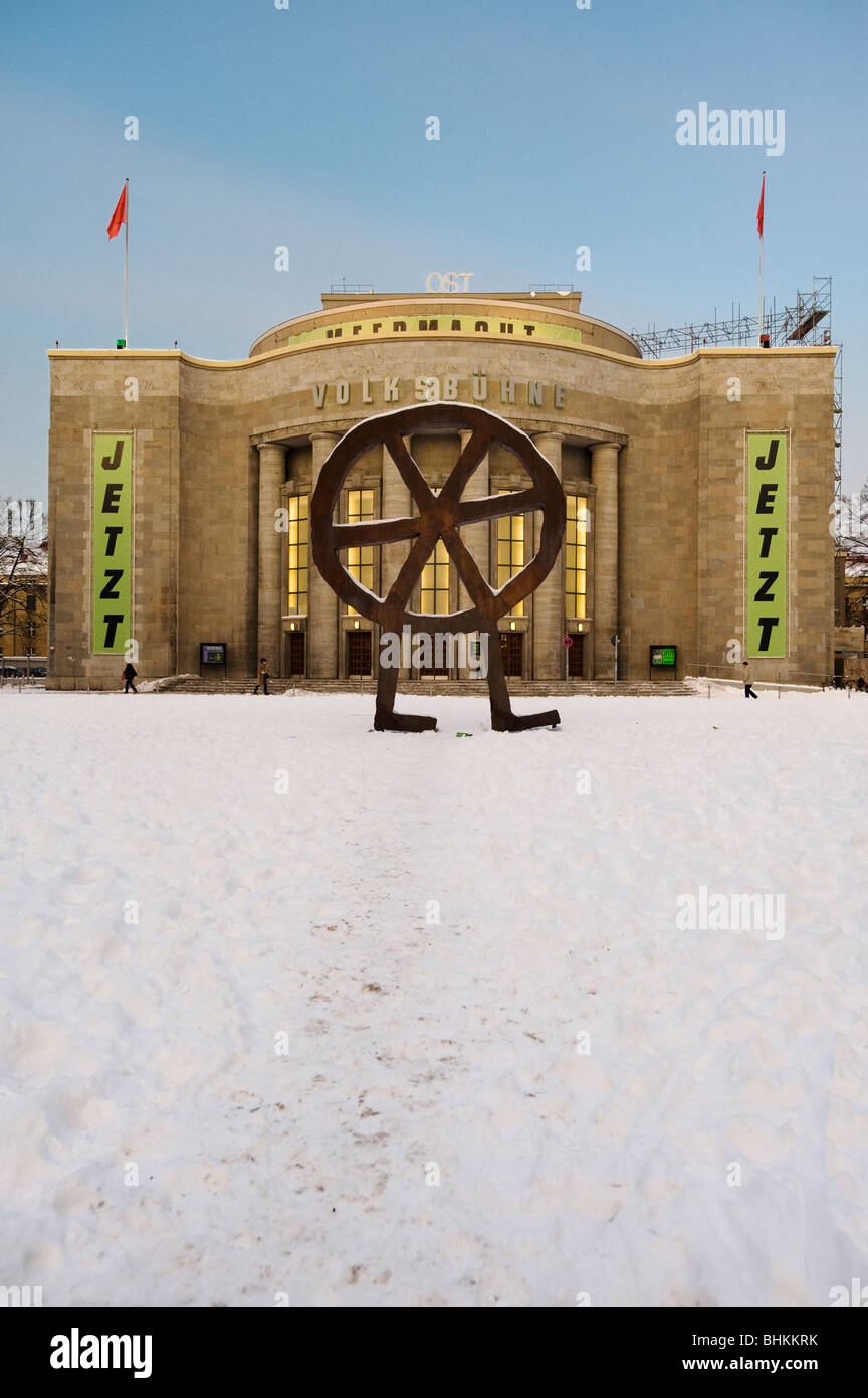 Theater der Volksbühne am RosaLuxemburgPlatzPlatz, Berlin, Deutschland, Europa