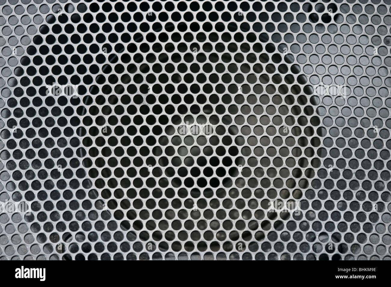 Abstrakte Lautsprecher Aluminium Grill Textur Stockfoto