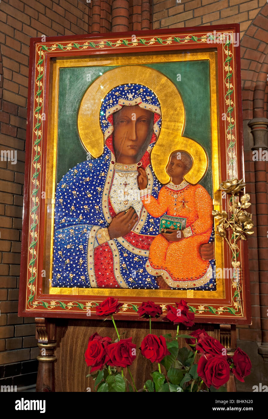 Madonna in der Johannes-Kirche in Stockholm Stockfoto