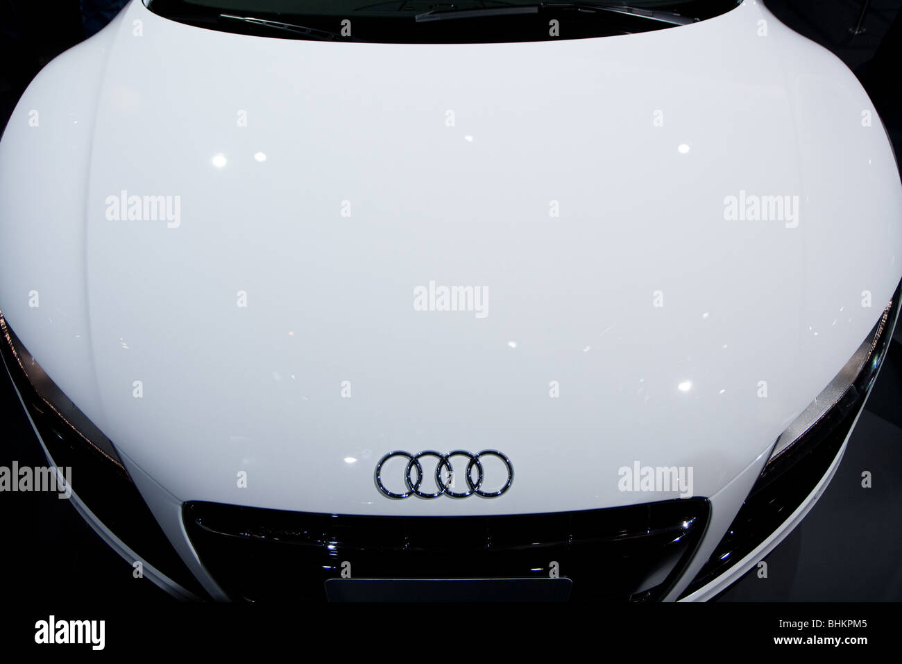 Fronthaube Audi r8 Stockfoto