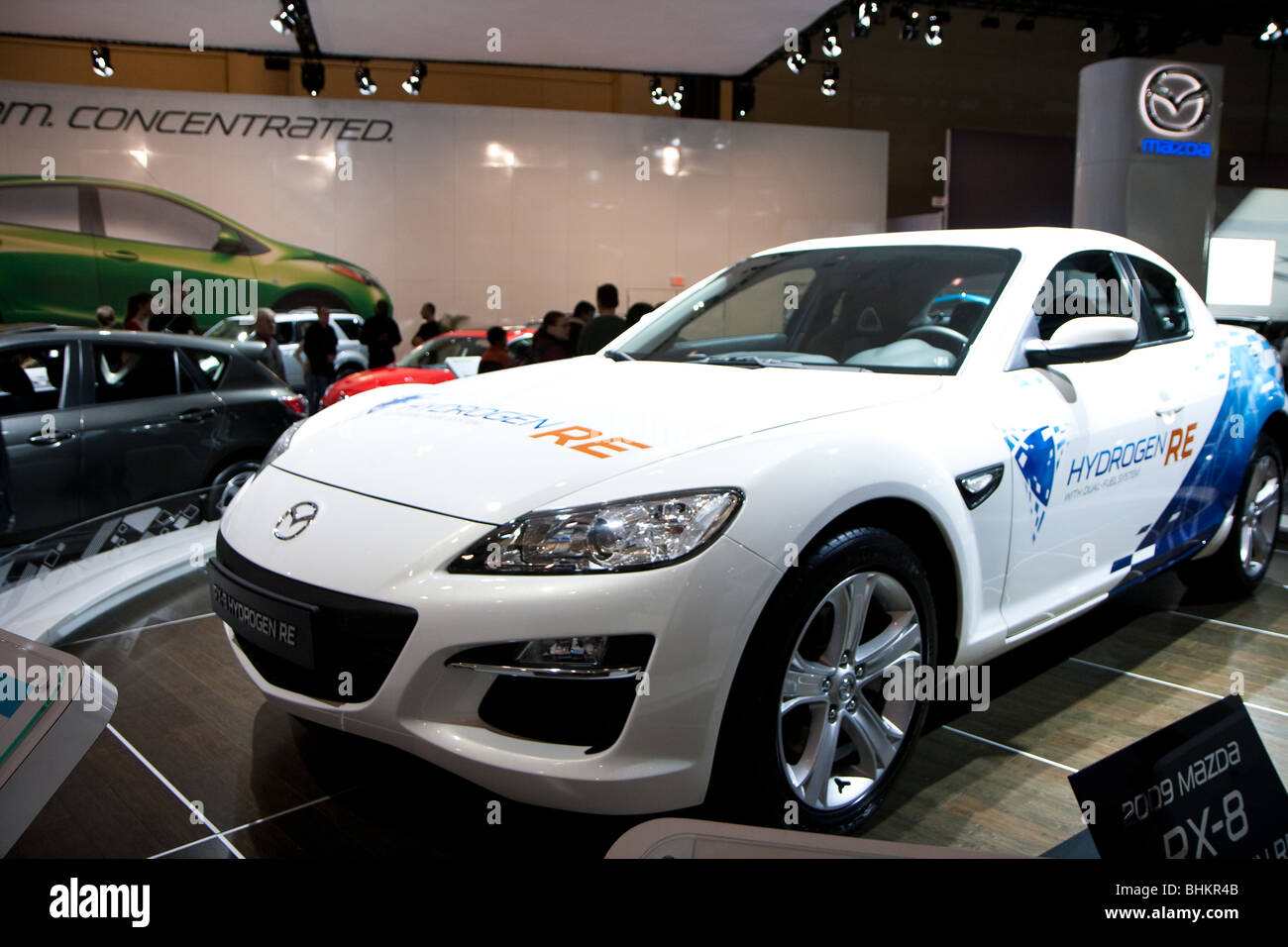 Mazda RX-8Hydrogen RE RX8 "saubere Energie" Stockfoto