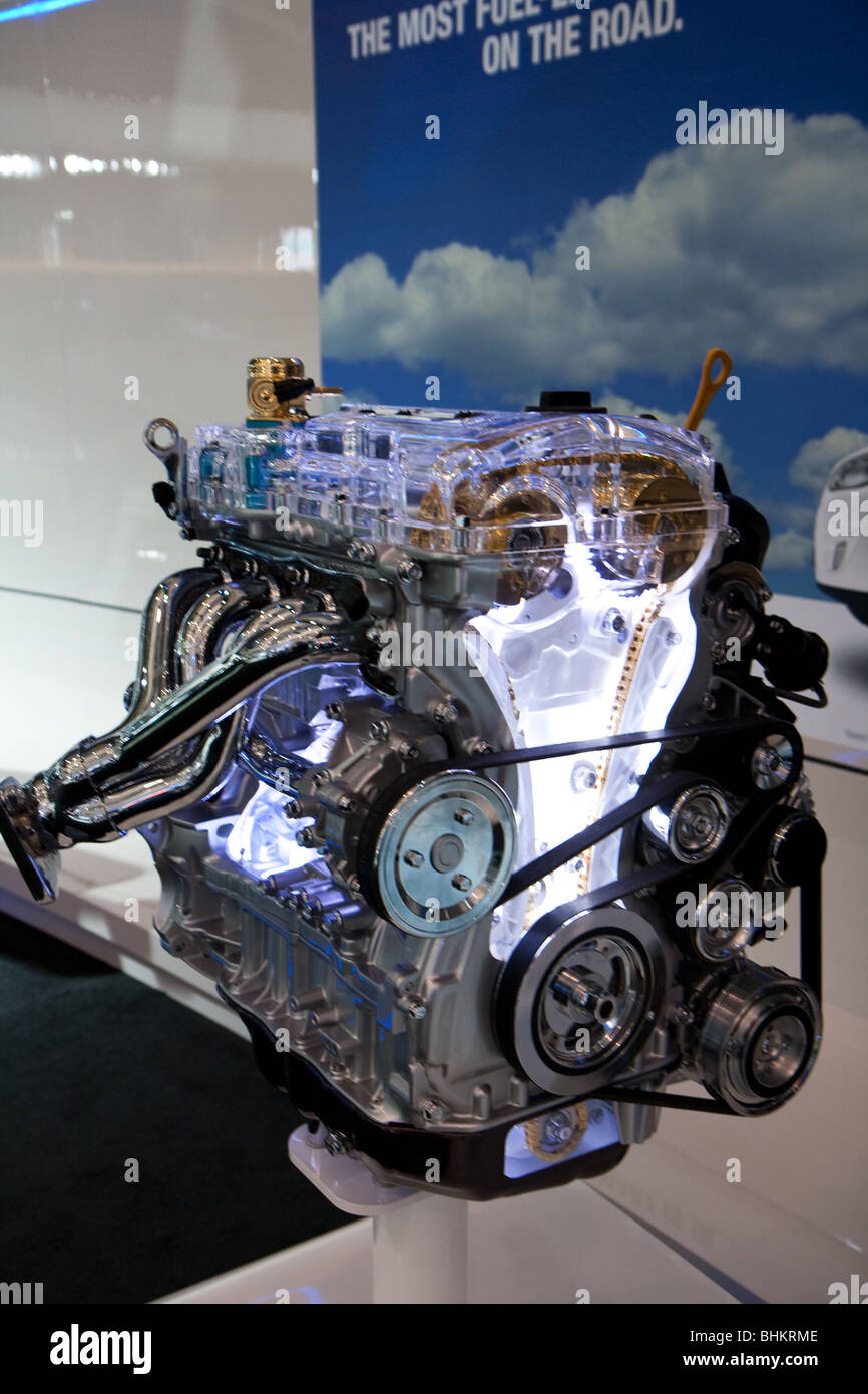 Hyundai saubere Energie Motor in 2010 Canadian International AutoShow (CIAS) in Toronto, Ontario, Kanada. Stockfoto